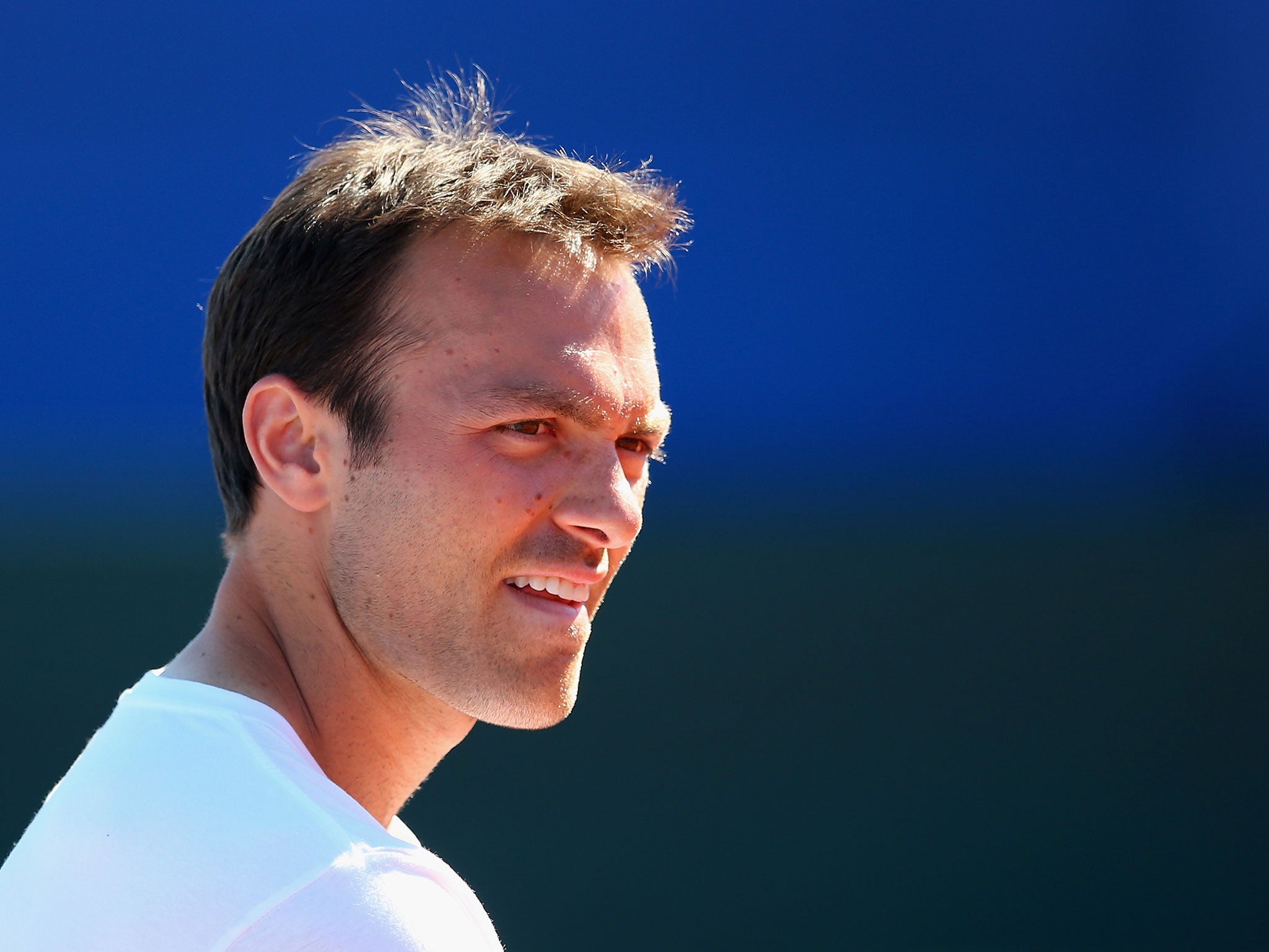 Ross Hutchins was a Davis Cup regular for Britain