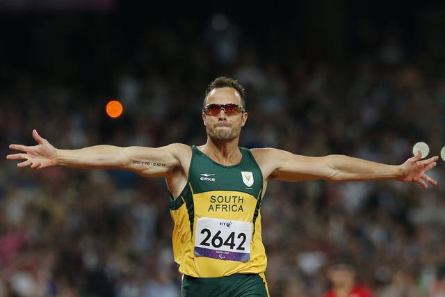 Oscar Pistorius wins gold at the London Games in 2012