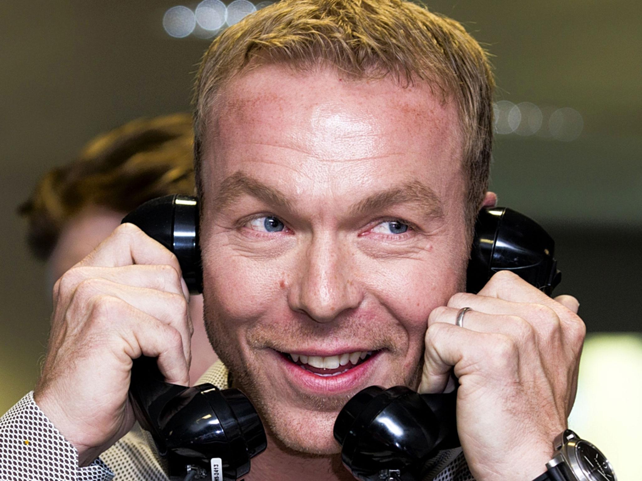 ‘Hello, Butlers in the Buff Glasgow office, Chris Hoy speaking...’