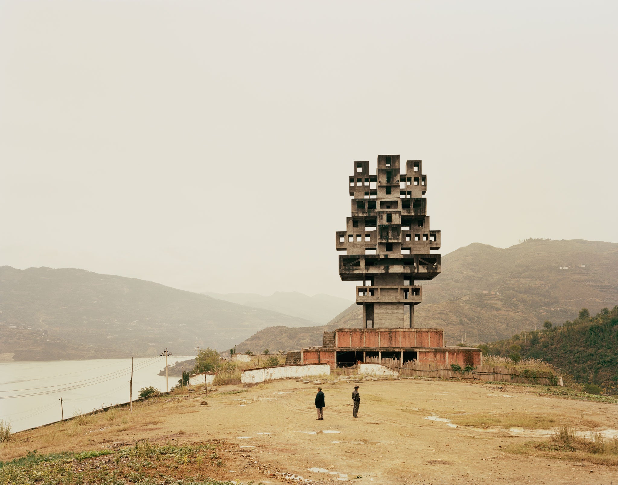 Nadav Kander 'Fengjie III (Monument to Progress and Prosperity) , Chongqing Municipality', 2007