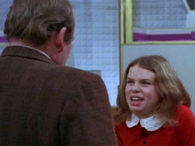 <p>Veruca Salt in Charlie and the Chocolate Factory (1971)</p>