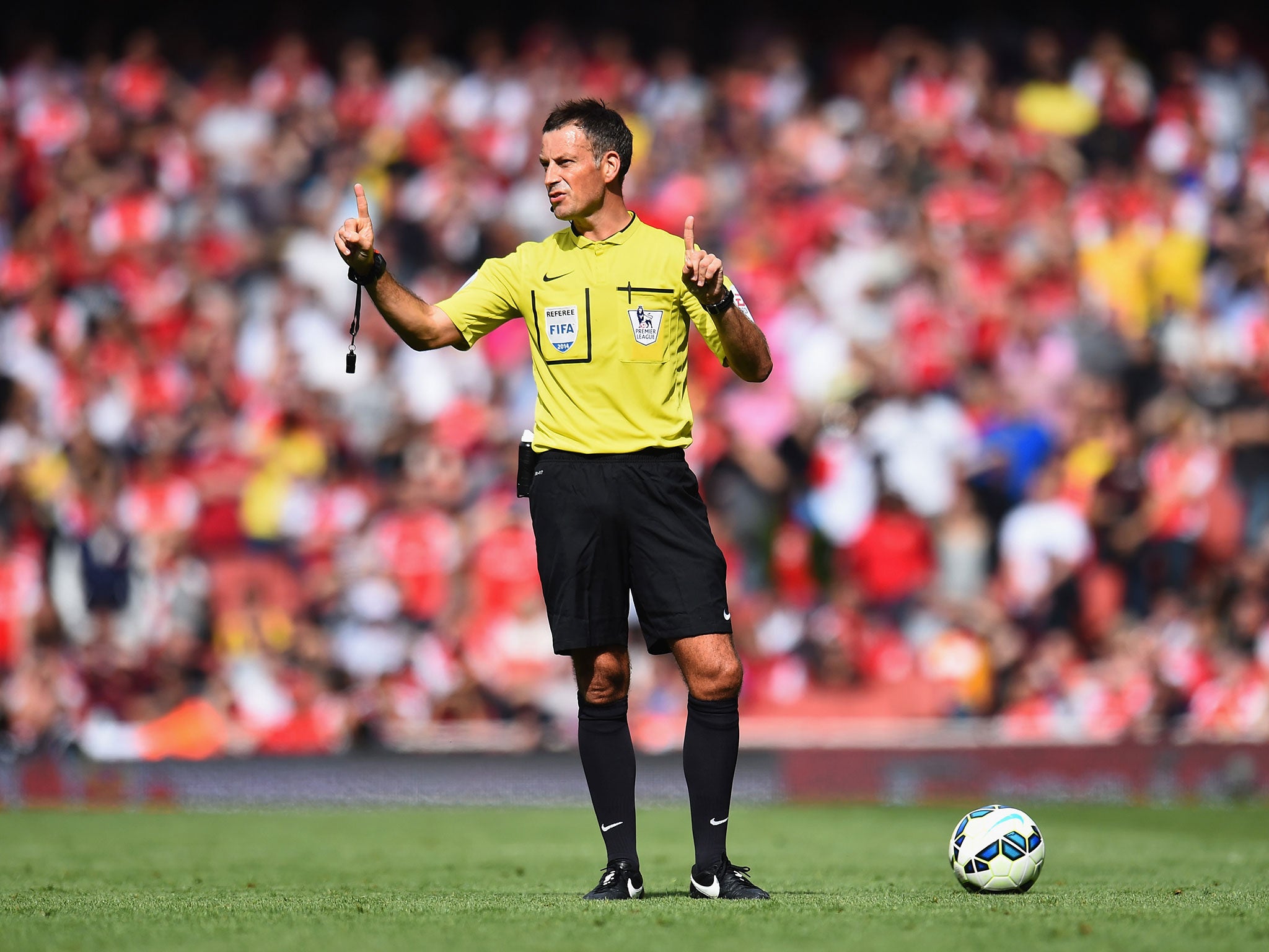 Pellegrini was infuriated by Mark Clattenburg's performance