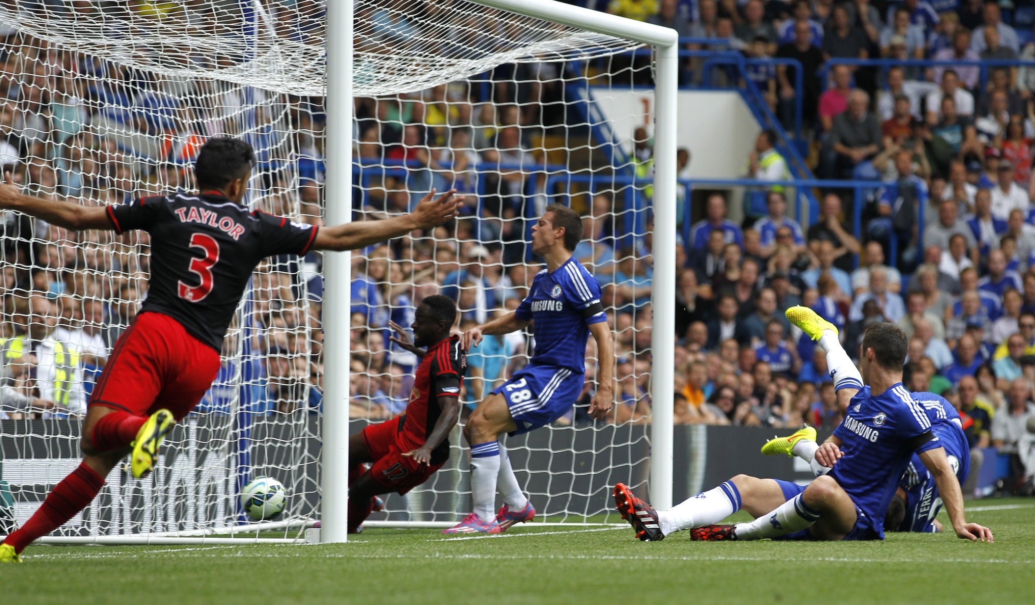 JOhn Terry gave Swansea the lead via an own-goal