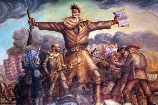 Radical stand: John Brown, as portrayed by John Steuart Curry, believed in fighting for slaves’ rights 