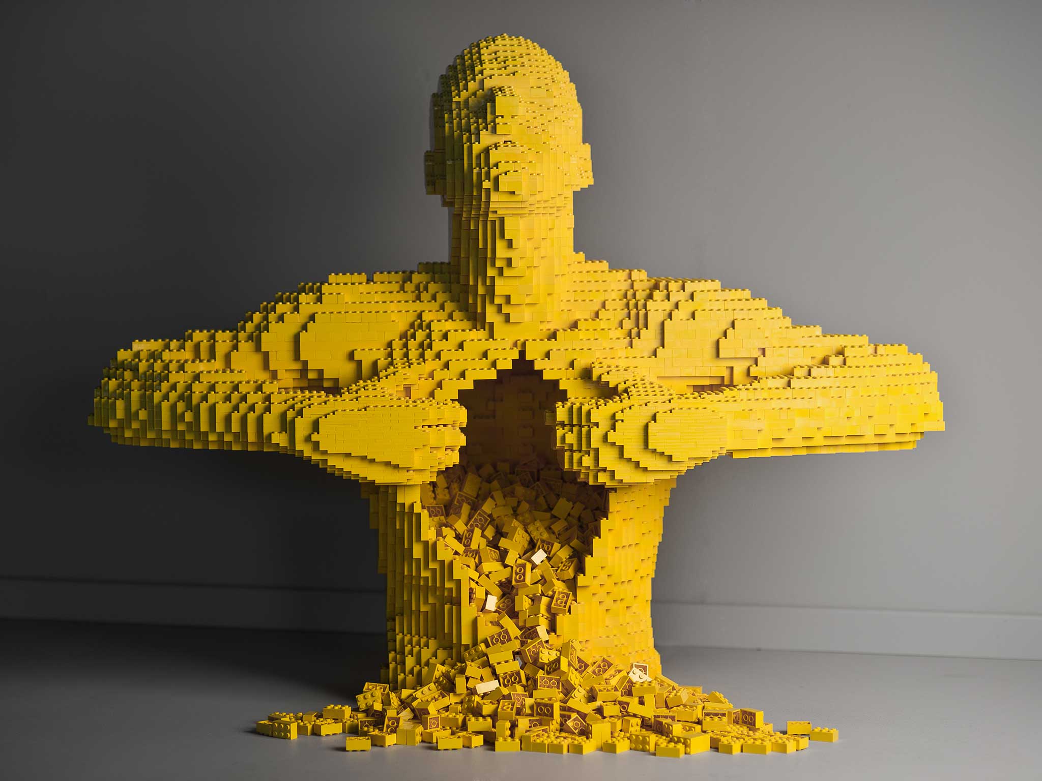 Lego man sale art