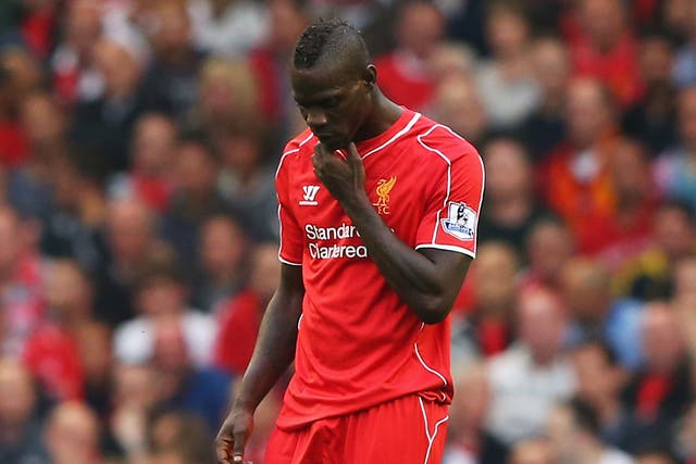 Mario Balotelli in action for Liverpool