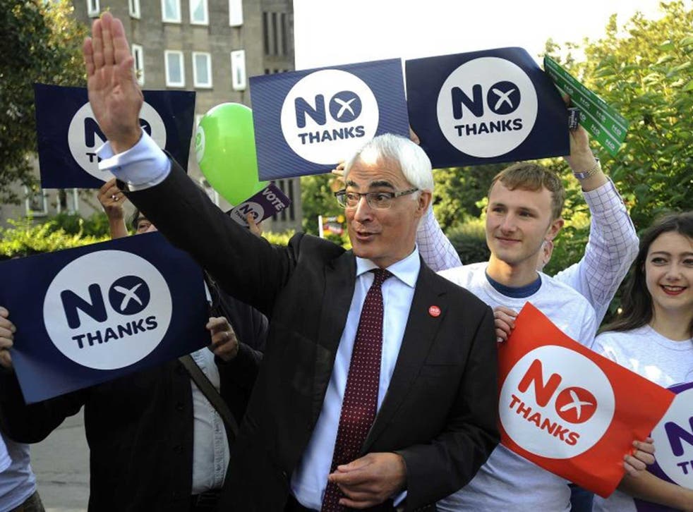 Alastair Darling was the figurehead of Better Together during the Scottish independence referendum
