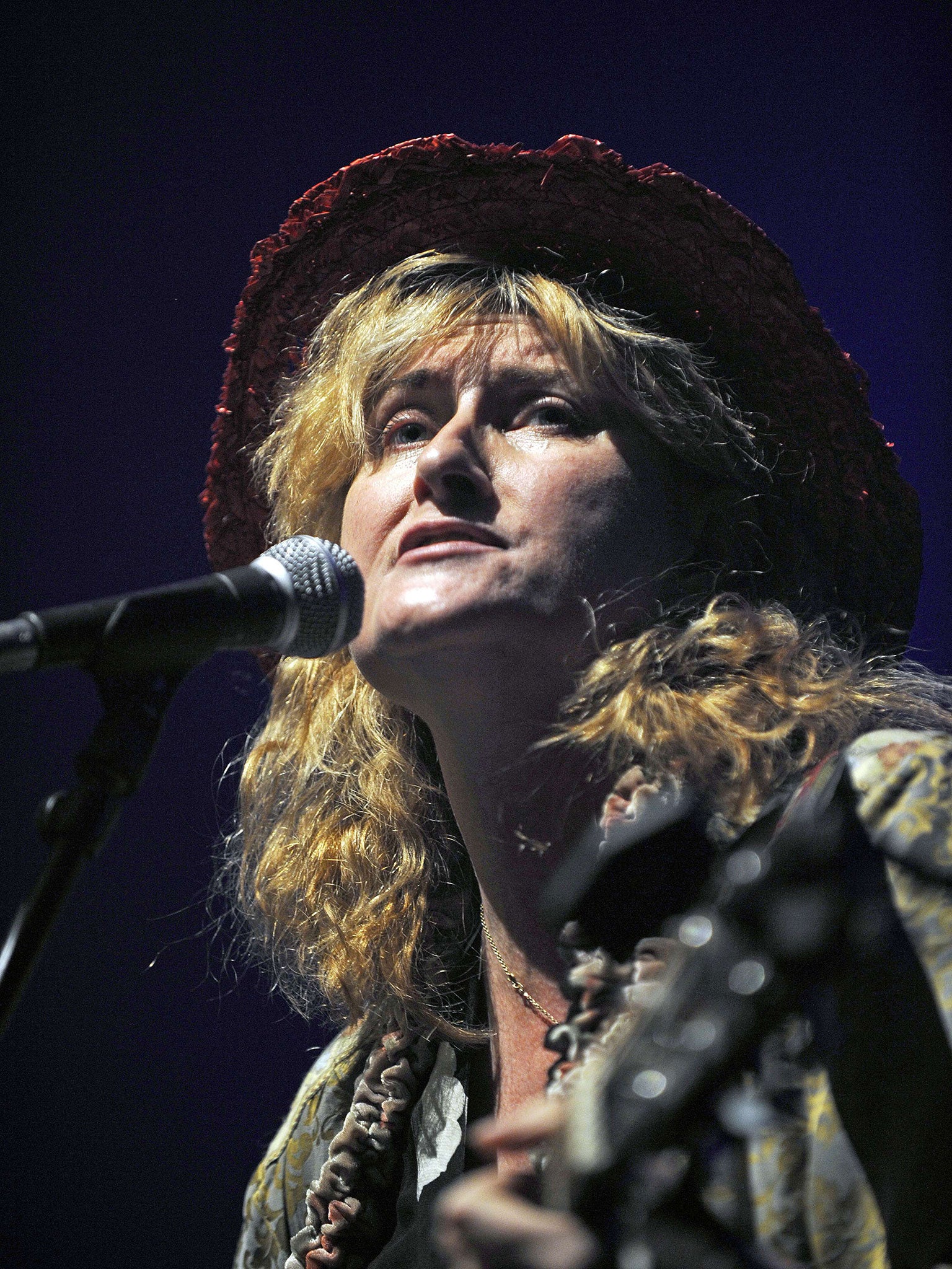 Eddi Reader performed a song she had the previous morning