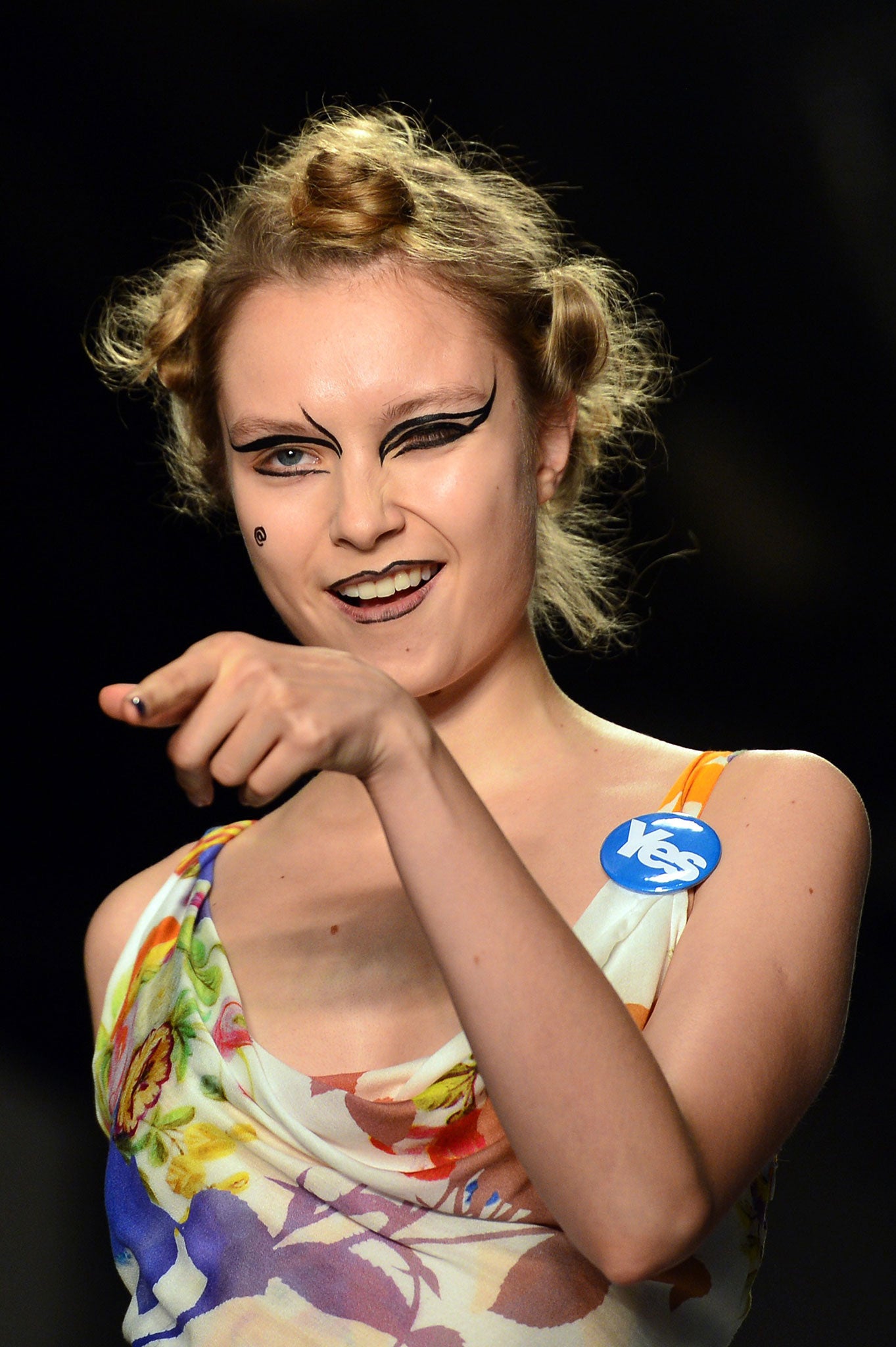 Vivienne Westwood says 'Yes' to Scottish Independence by declaring: 'I