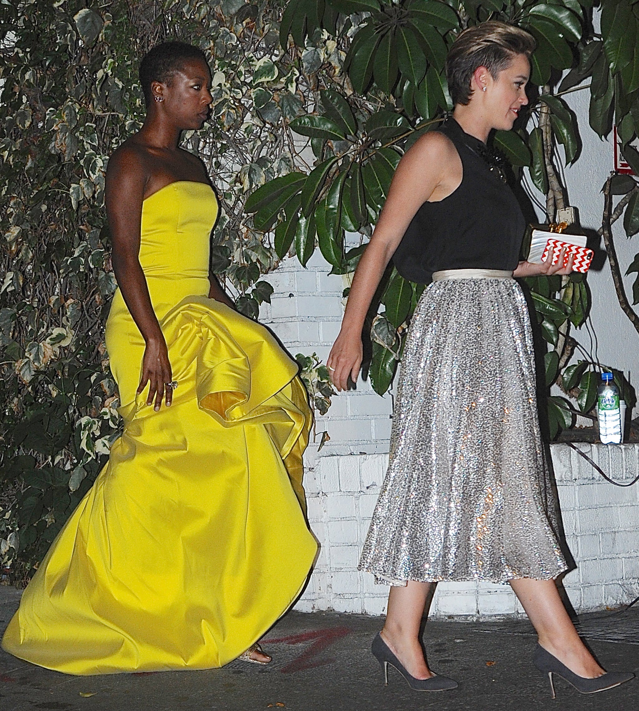 Samira Wiley and Lauren Morelli pictured at an Emmys afterparty in August 2014