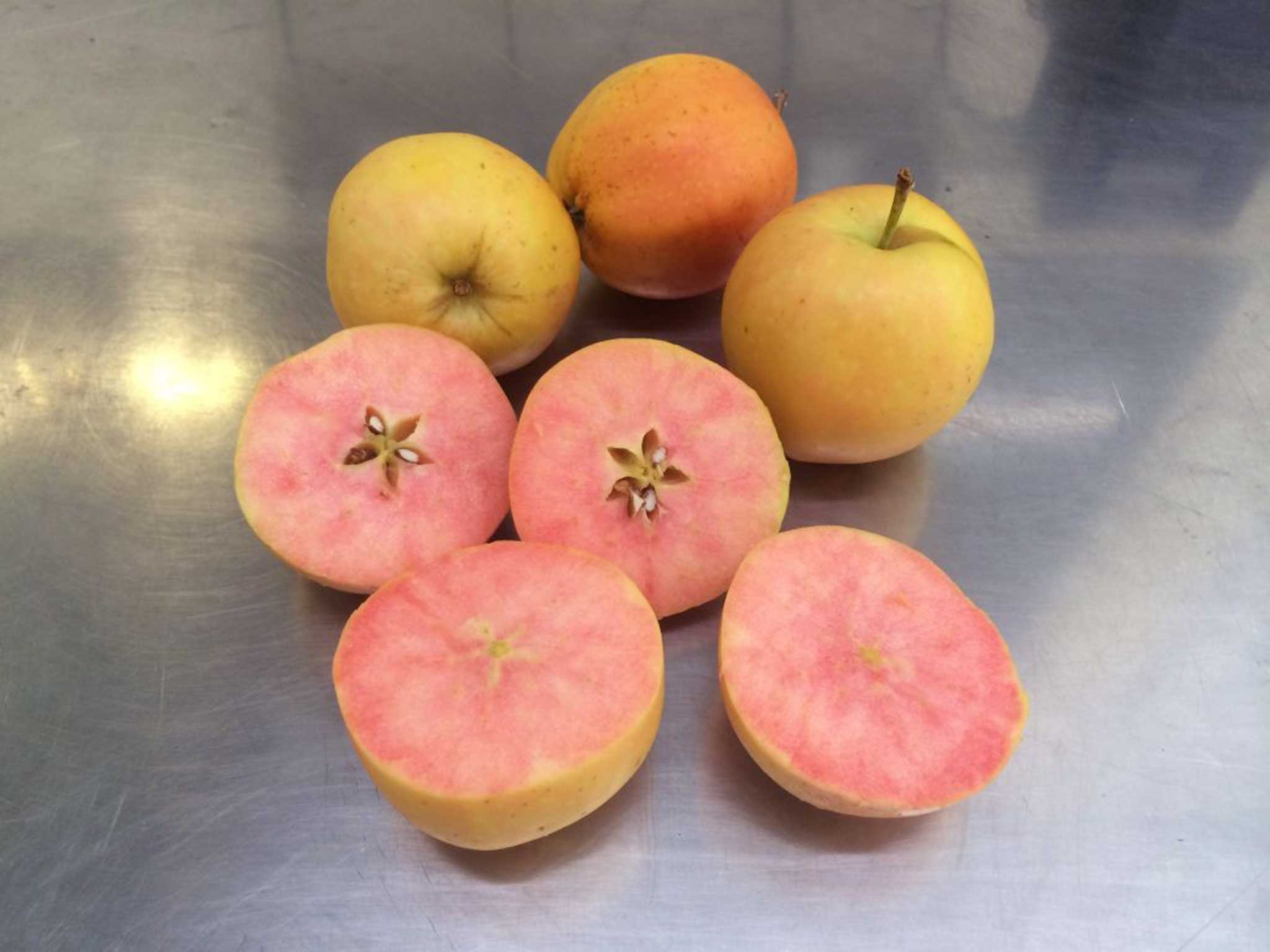 Surprize! Tesco sells apples that are pink inside, The Independent