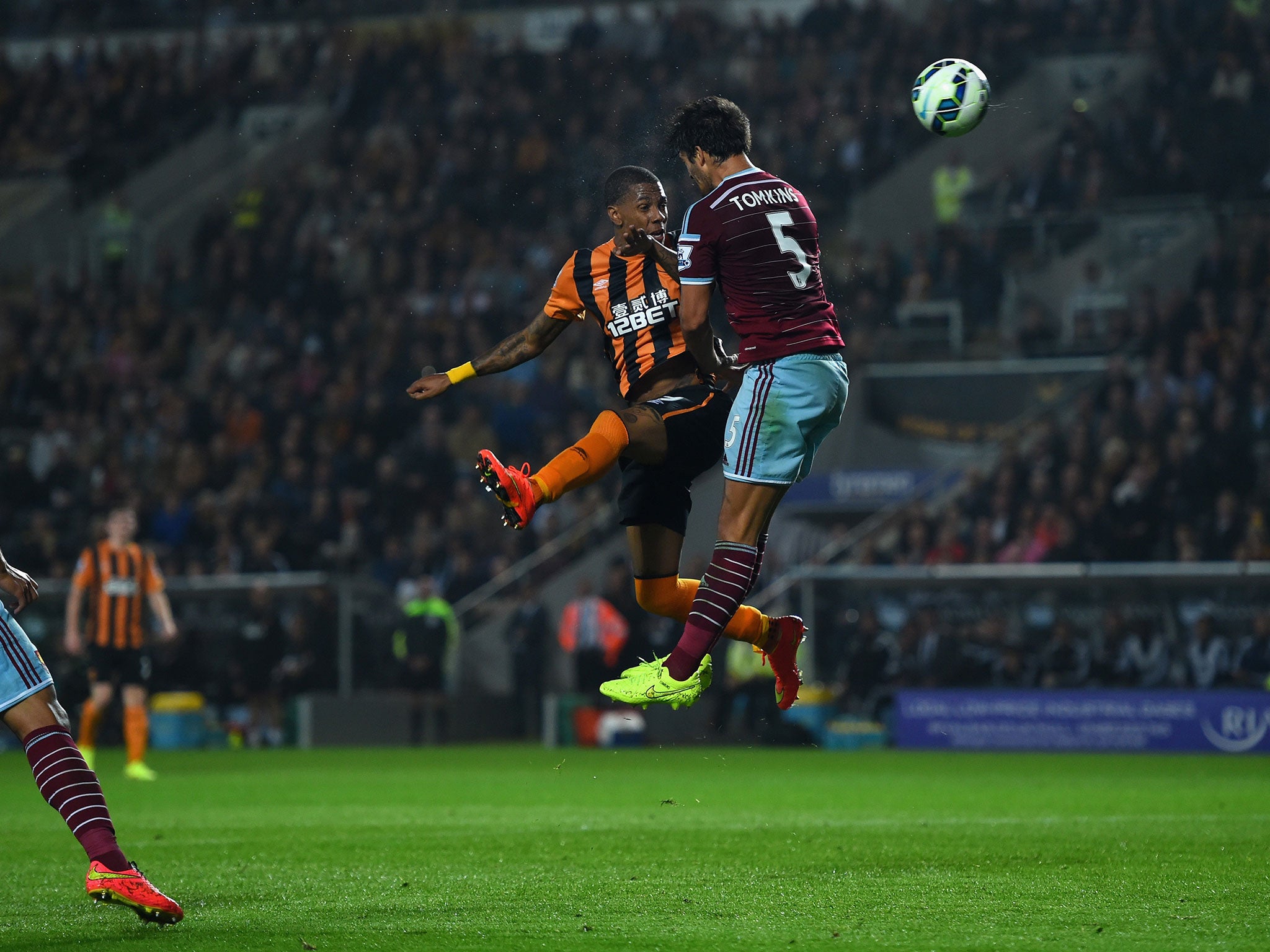 Hernandez put Hull ahead with a perfectly placed header as he beat James Tomkins in the air