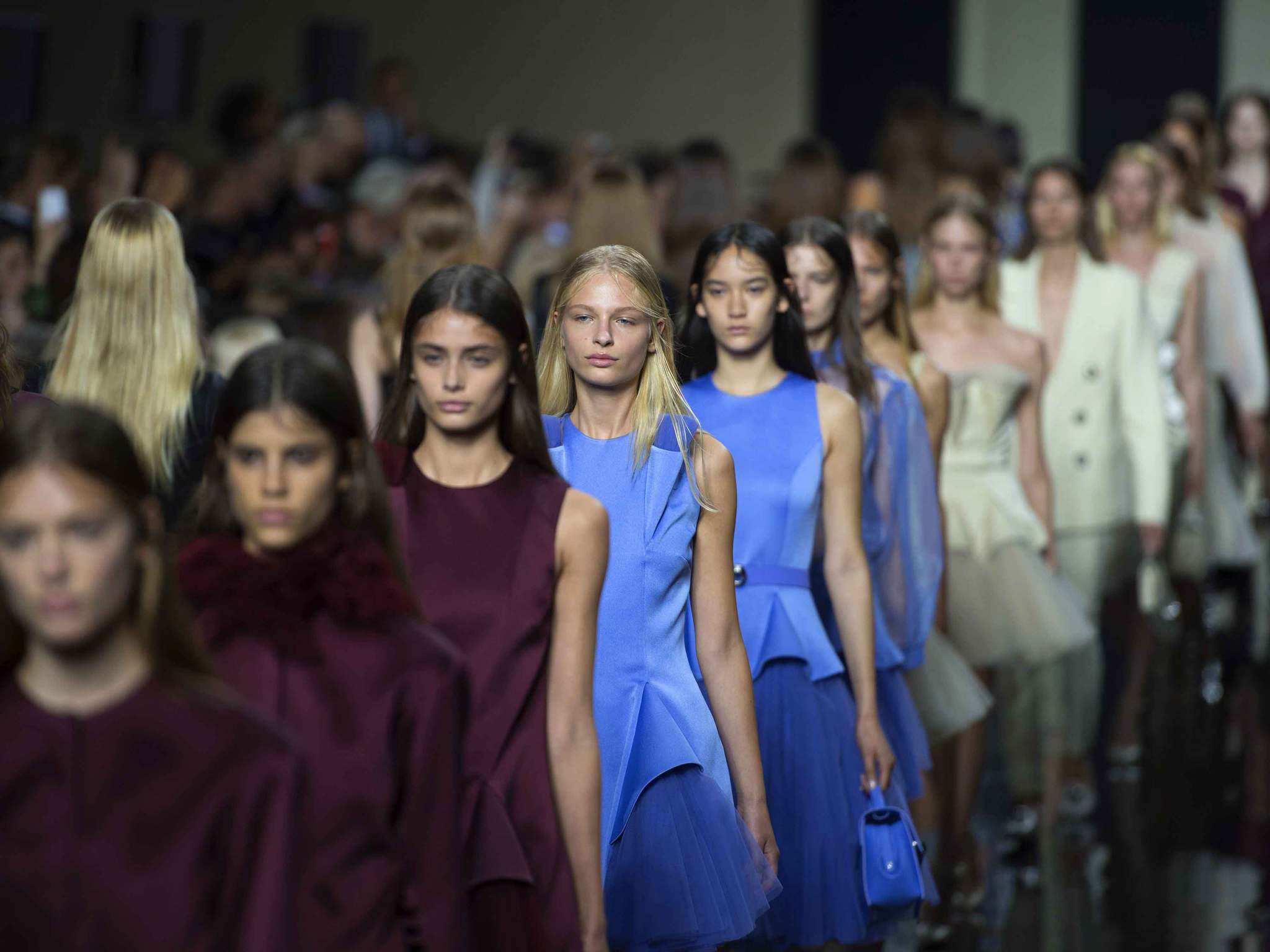 The finale at Christopher Kane spring/summer 2015
