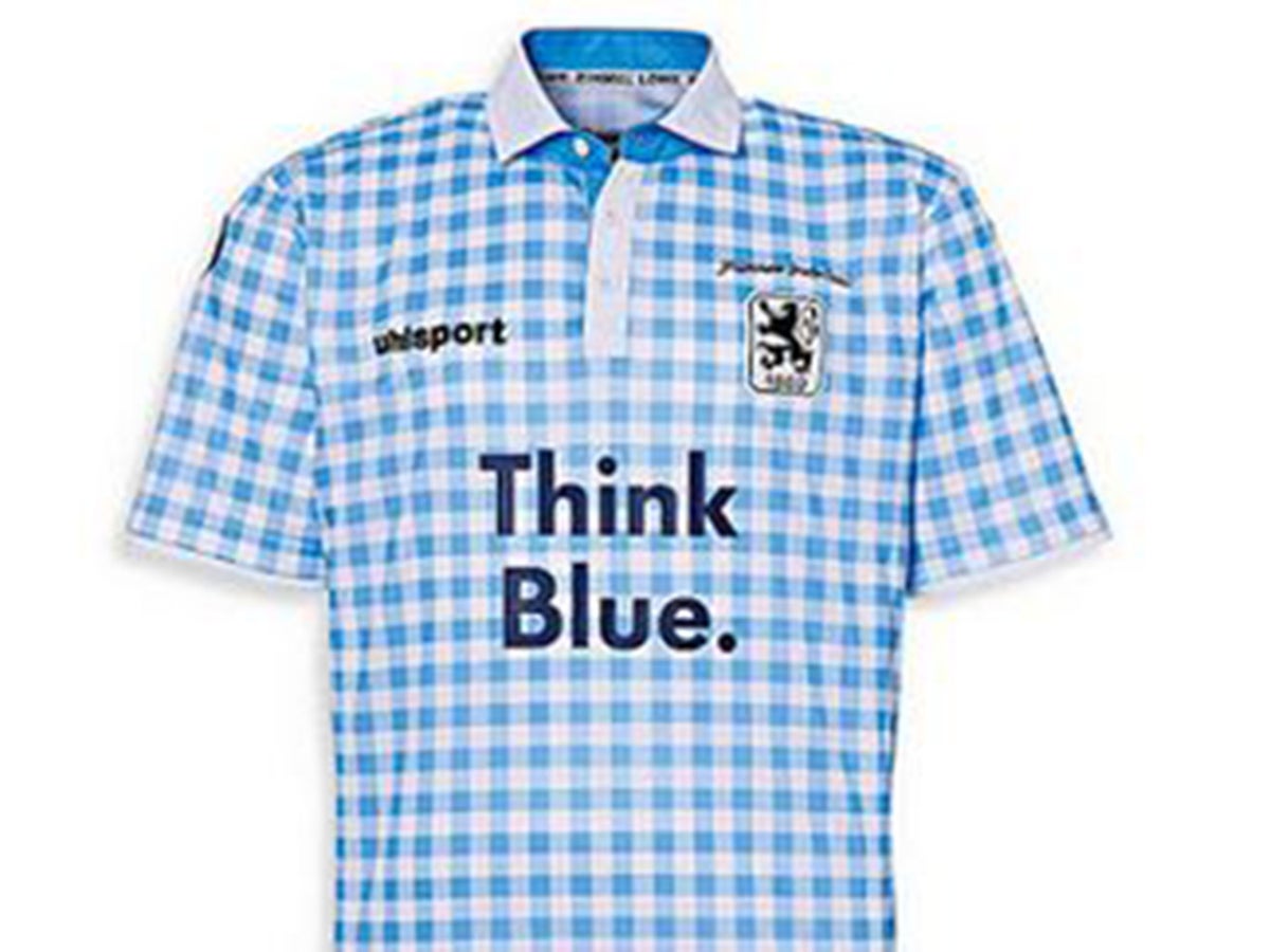 TSV 1860 München Trikot Trenkwalder Blau Weiß XXXL Kurzarm Löwen Fussball