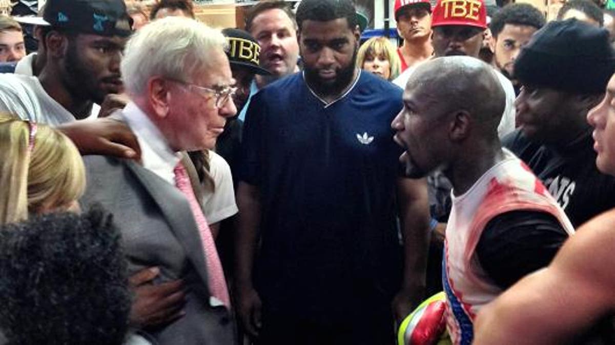 Floyd Mayweather and Warren Buffett: Billionaire investor joins 'Money ...