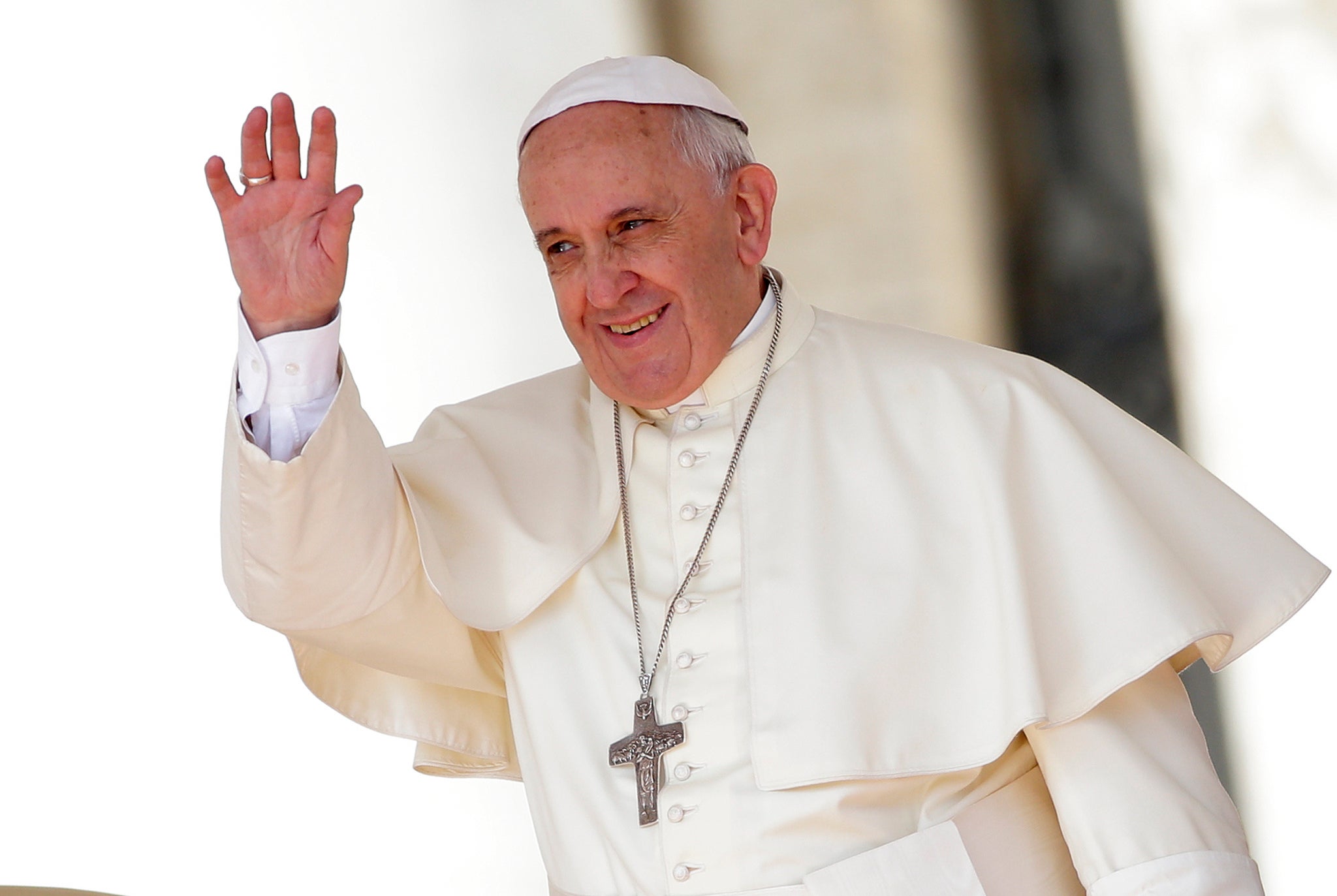 Pope Francis has urged Catholics to 'listen' to their guardian angels