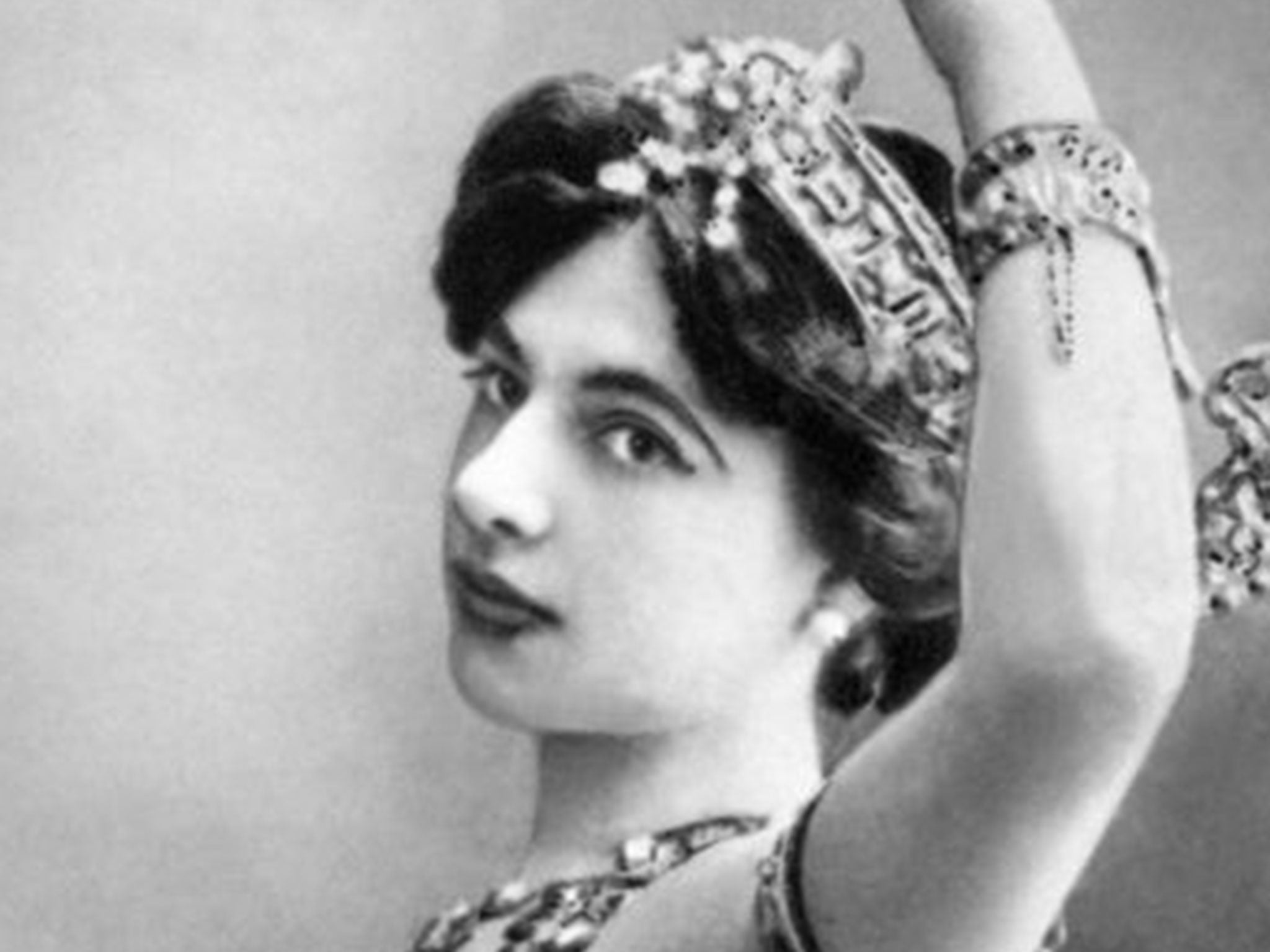 Mata Hari was a Dutch-born exotic dancer arrested on suspicion of being a German spy