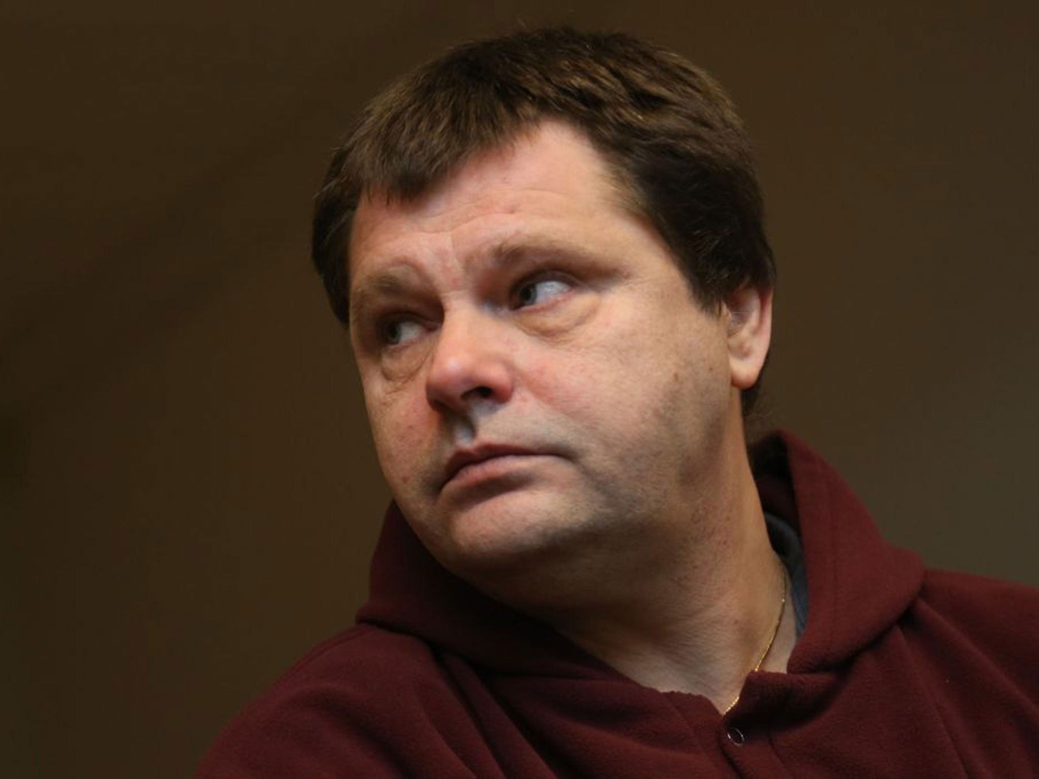 Belgium's Frank Van Den Bleeken attending a hearing to determine if he will be allowed to be euthanised, at the Court of Brussels.