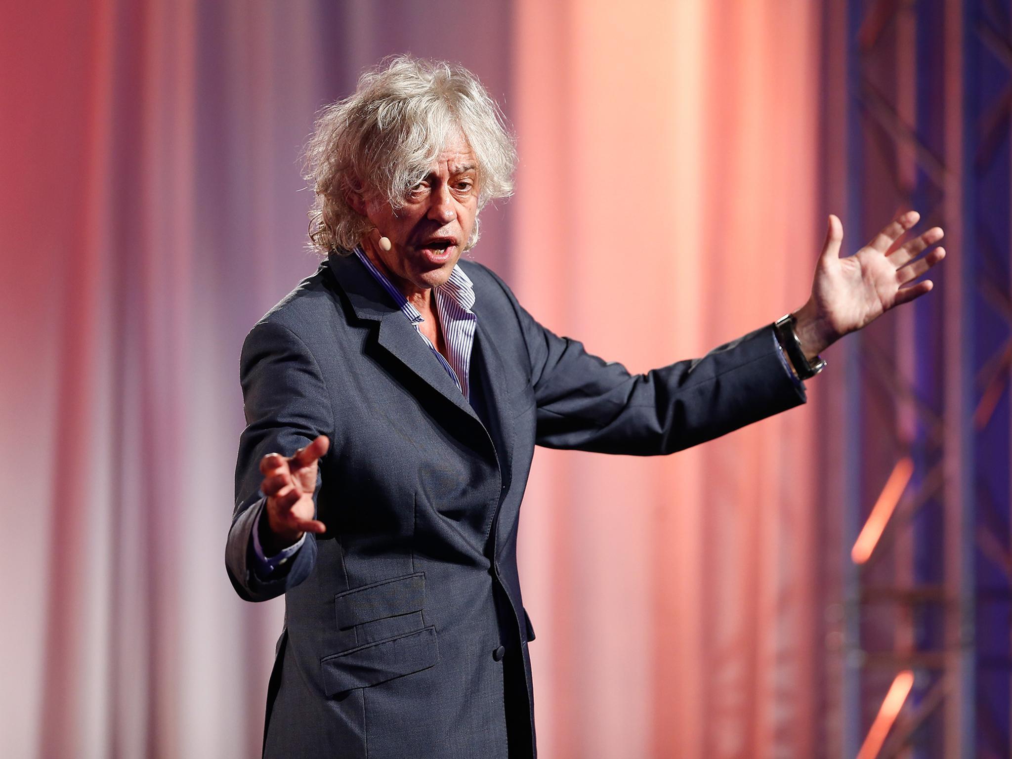 On Bob Geldof: