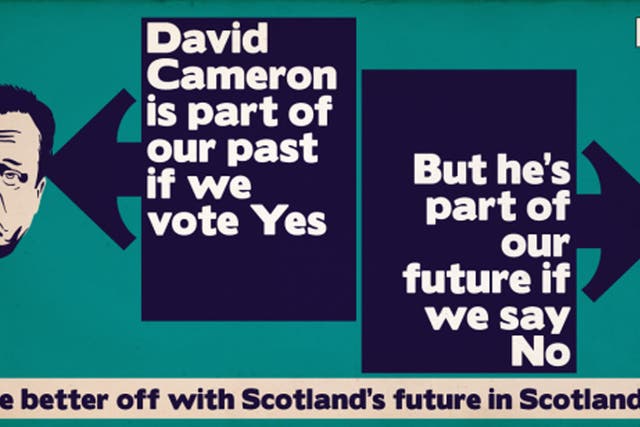 A graphic made by the Yes Scotland campaign