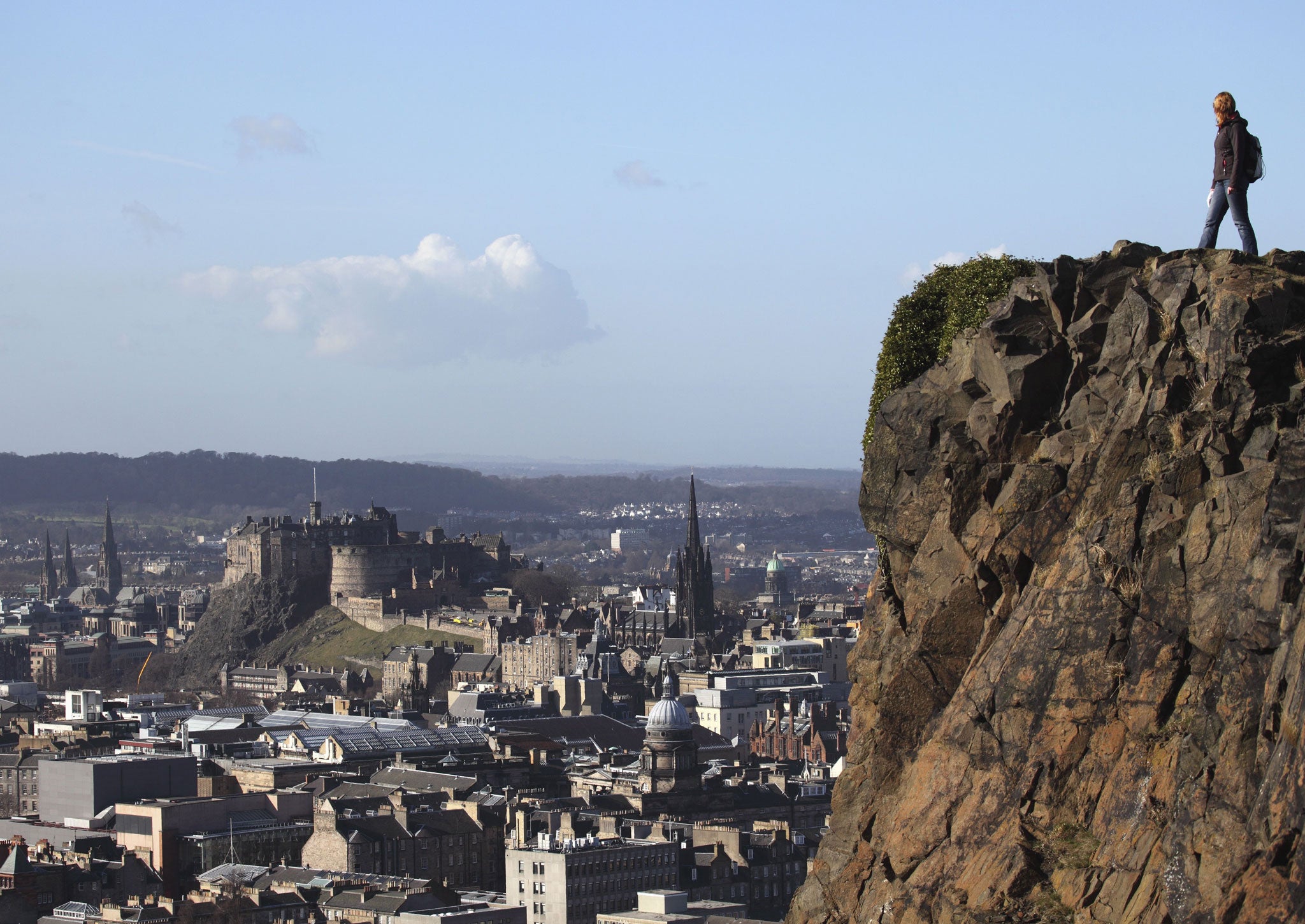 The view from Arthur's Seat, Edinburgh
