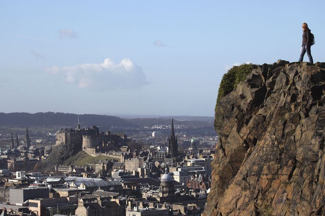 The view from Arthur's Seat, Edinburgh