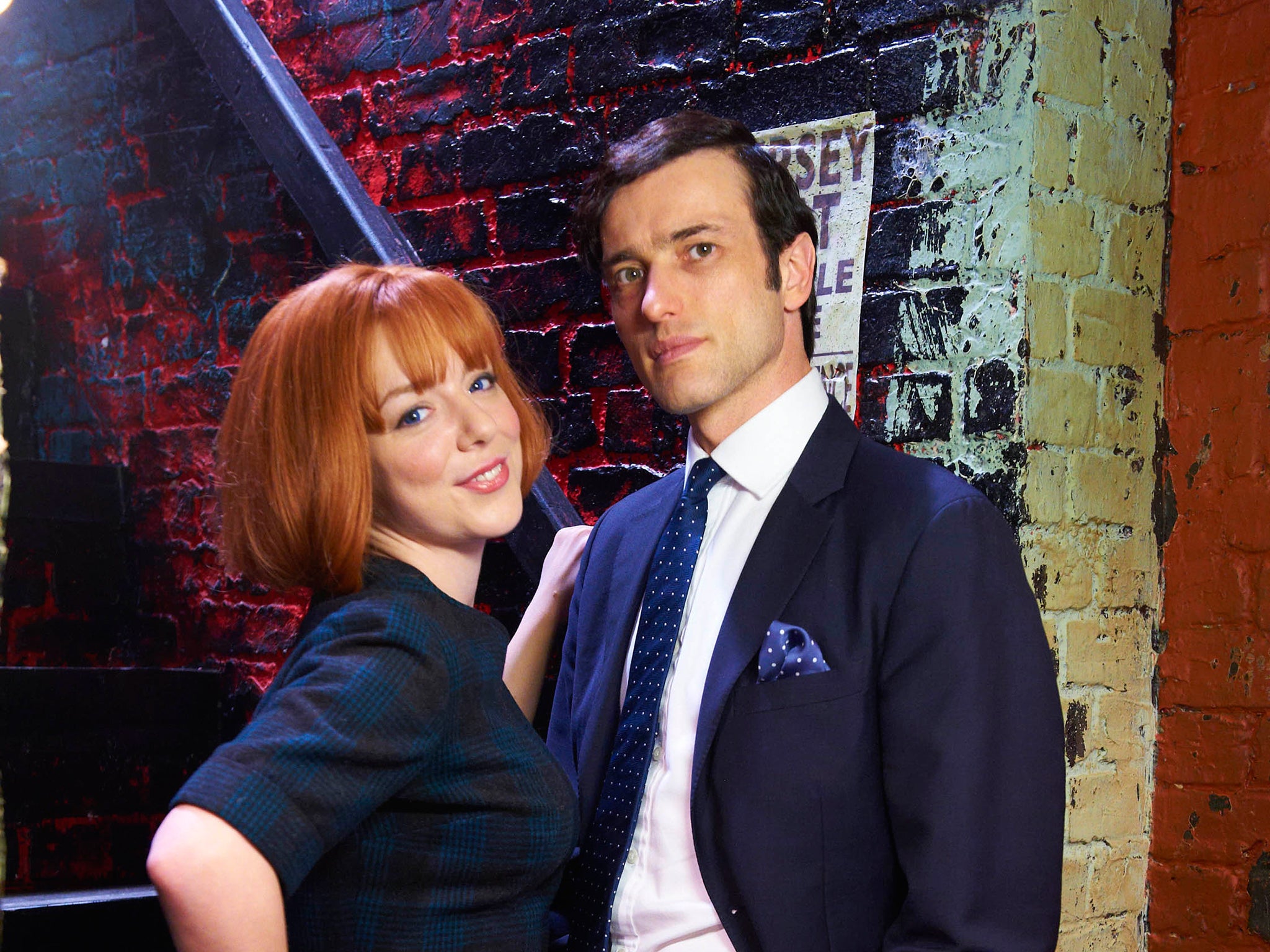 Sheridan Smith as Cilla Black and Ed Stoppard as her manager Brian Epstein