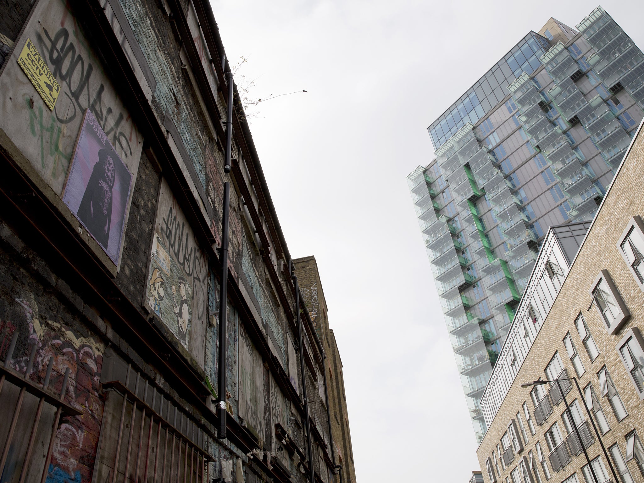 Commercial pressure: bohemian areas, such as Brick Lane, east London, become sought-after and overpriced