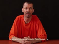 Isis releases video of British hostage