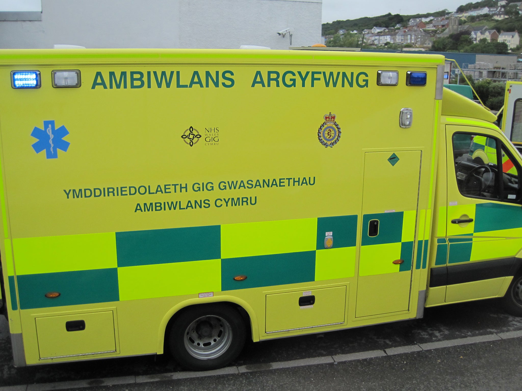 At one stage 12 operational ambulances had been outside the department