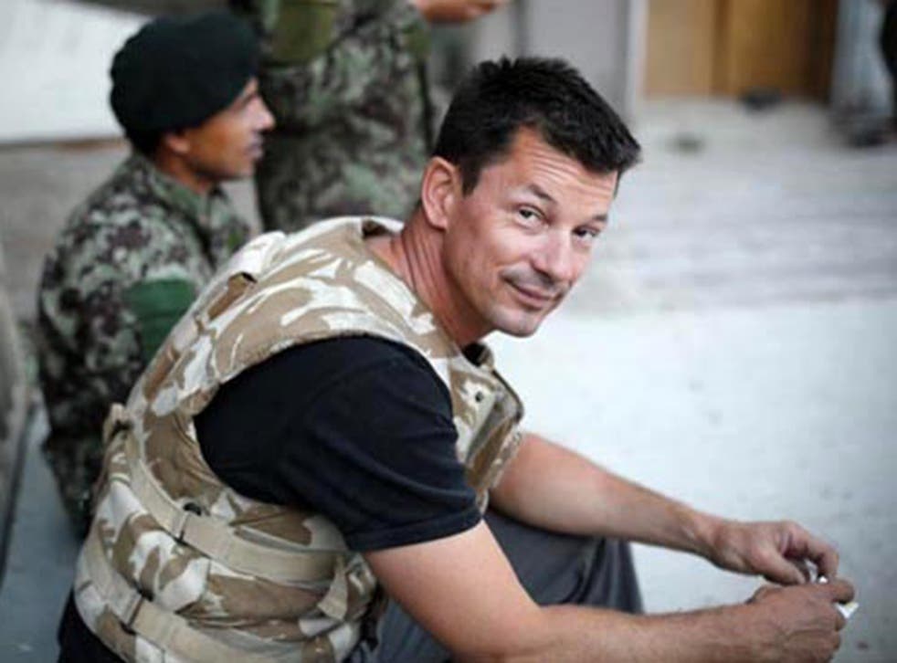 John Cantlie, in the video the photojournalist speaks directly to the camera with no one else present – in contrast to previous videos released by the group