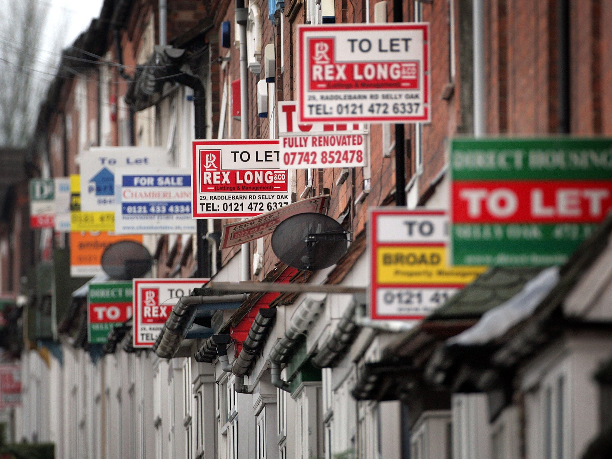 Average monthly rent charges in London are reaching £1,160