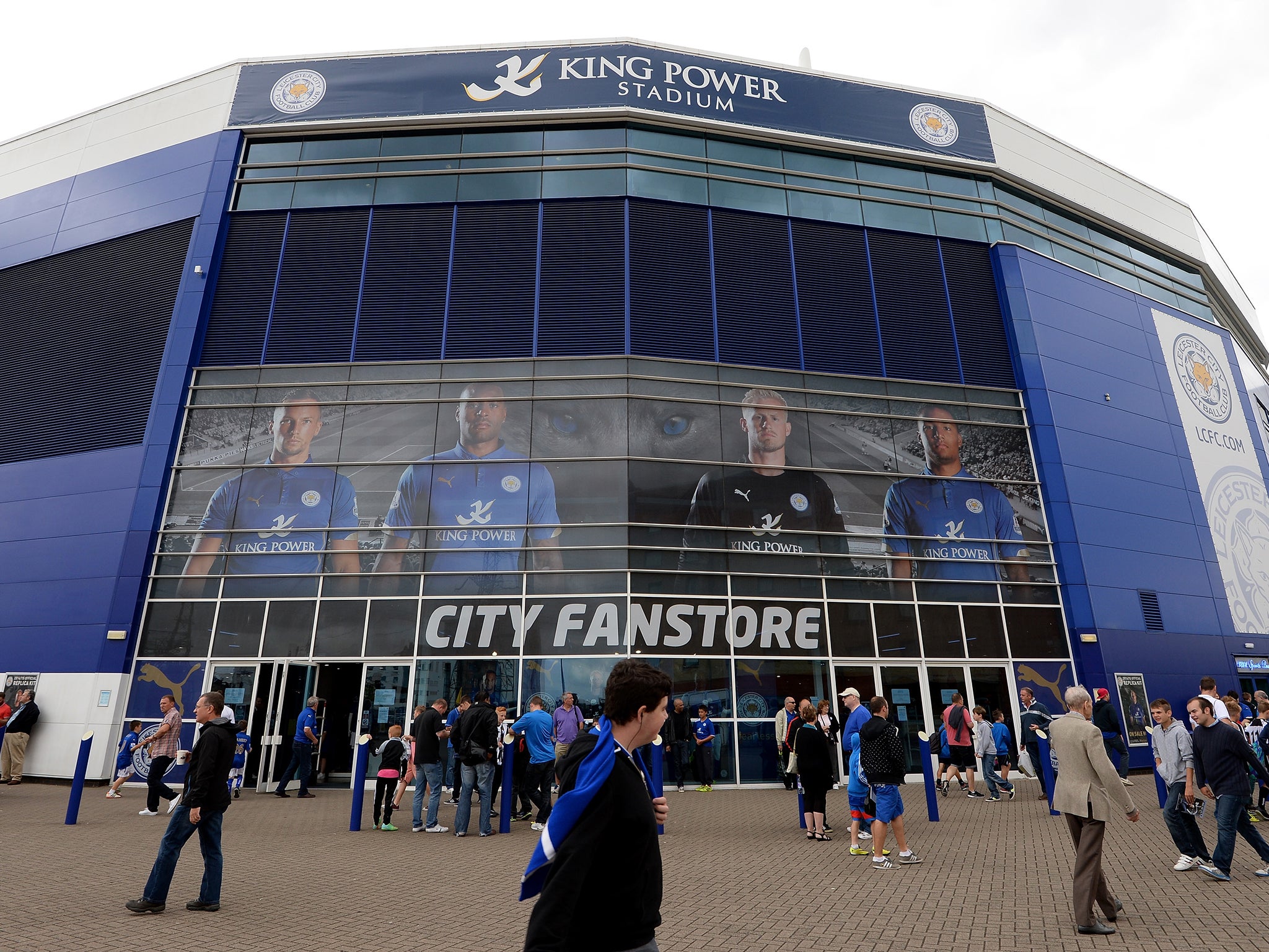 A view of the King Power Stadium