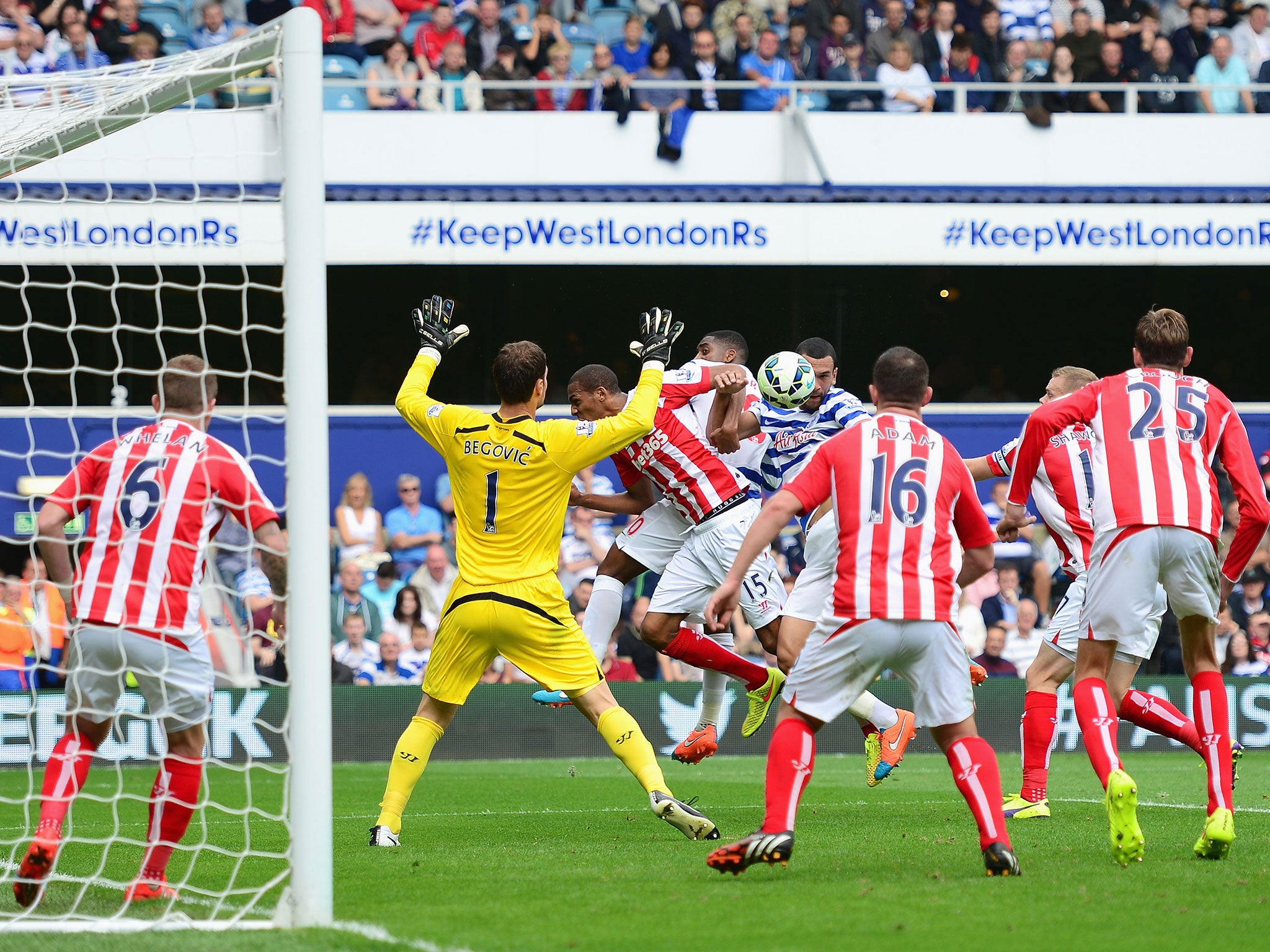 Steven Caulker replies to draw QPR level