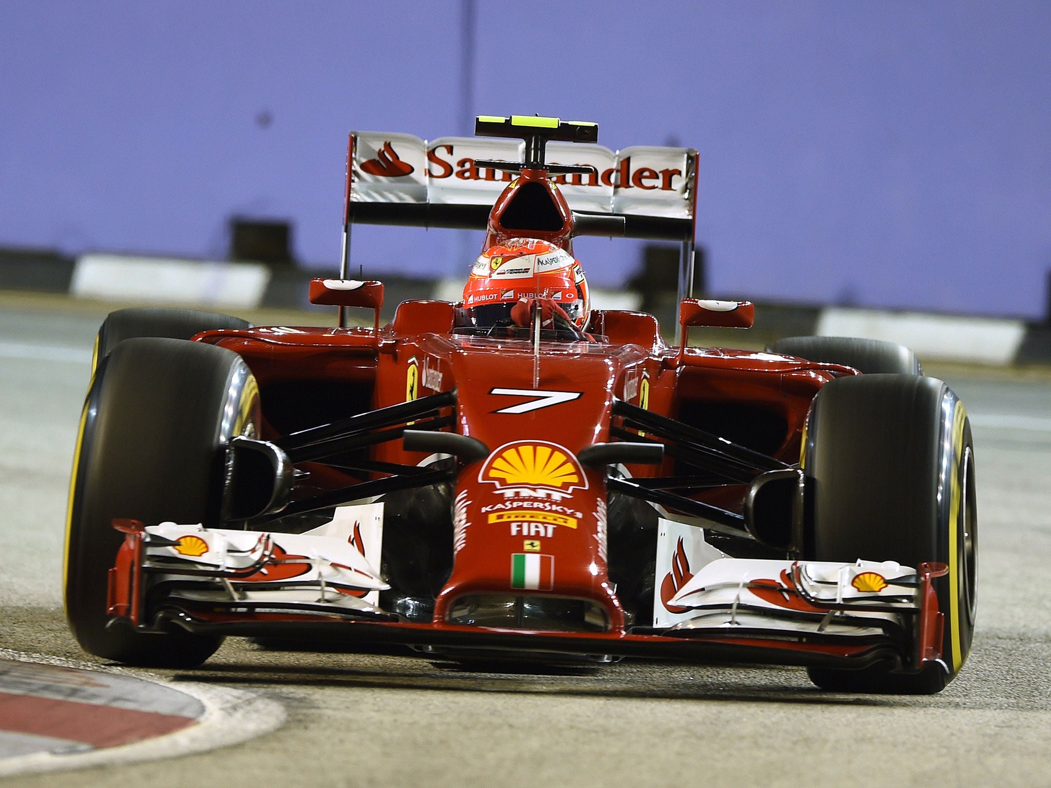 Kimi Raikkonen finally found some pace to put in a good showing