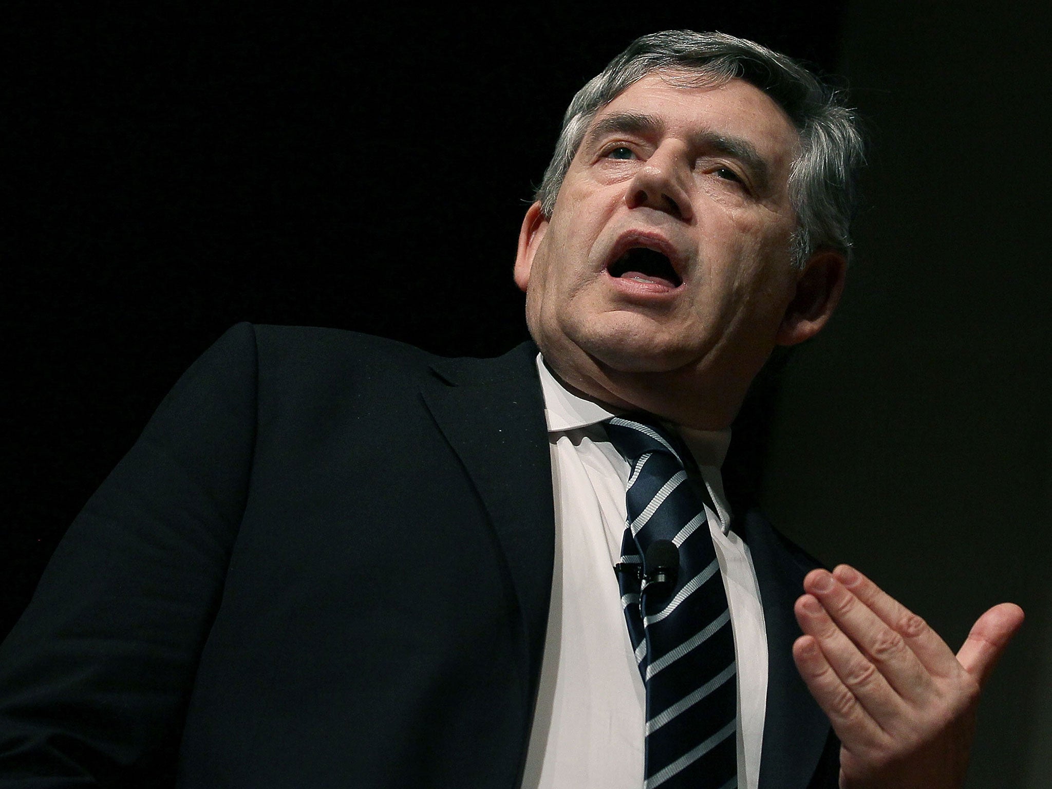 Gordon Brown addressed his Fife constituency on Saturday on the impact of the No vote