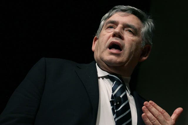 Gordon Brown addressed his Fife constituency on Saturday on the impact of the No vote