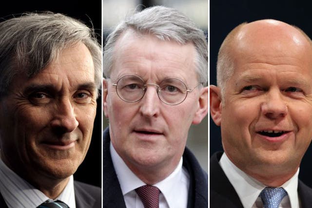 John Redwood, Hilary Benn, and William Hague all differ over what should happen next