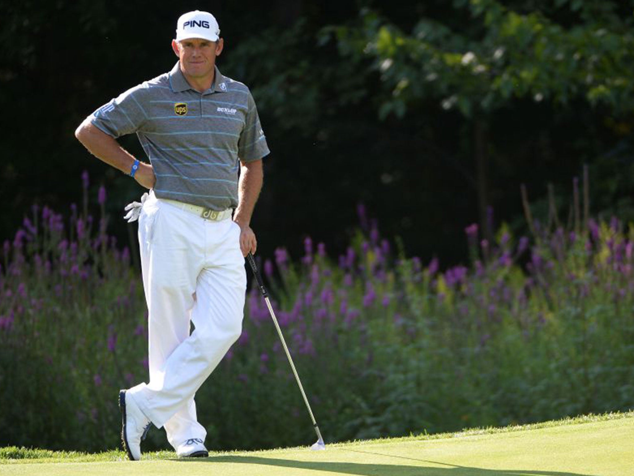 Tightened belt: Slimline Lee Westwood aims to give his career a boost
