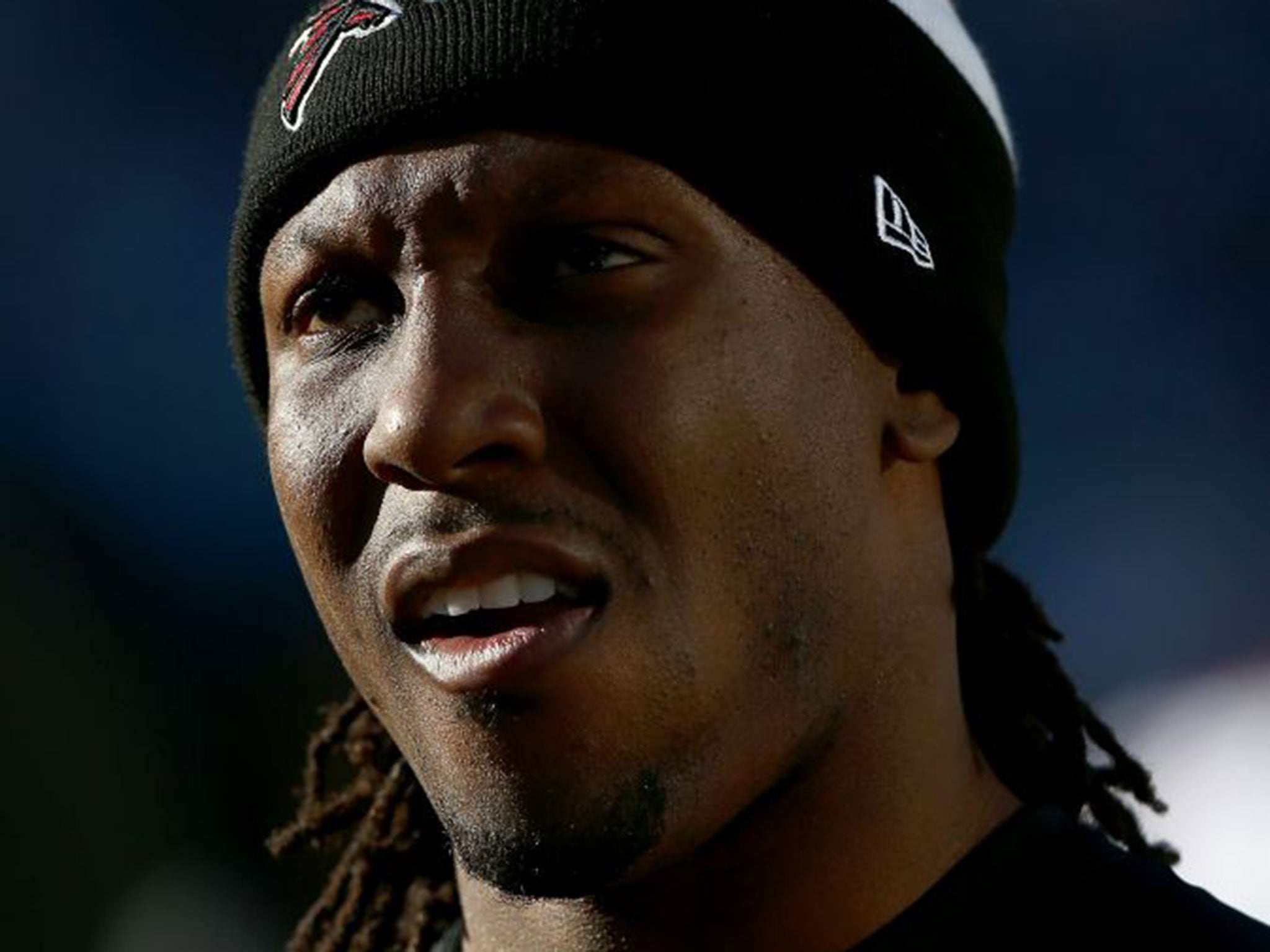 Wide Receiver for the Atlanta Falcons, Roddy White, is one of the stars of this season's 'Hard Knocks' on Channel 4