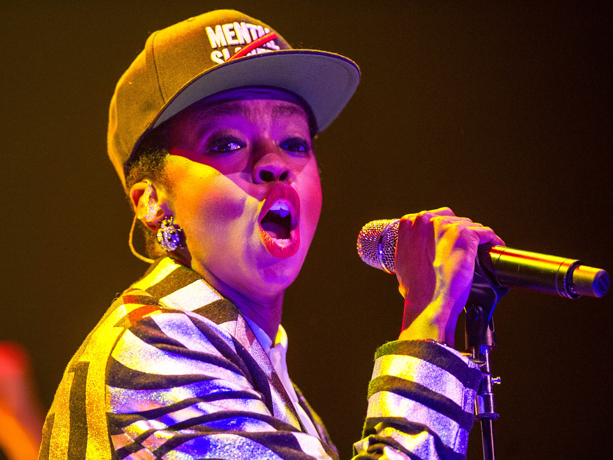 Lauryn Hill performing at the O2 Brixton Academy last night