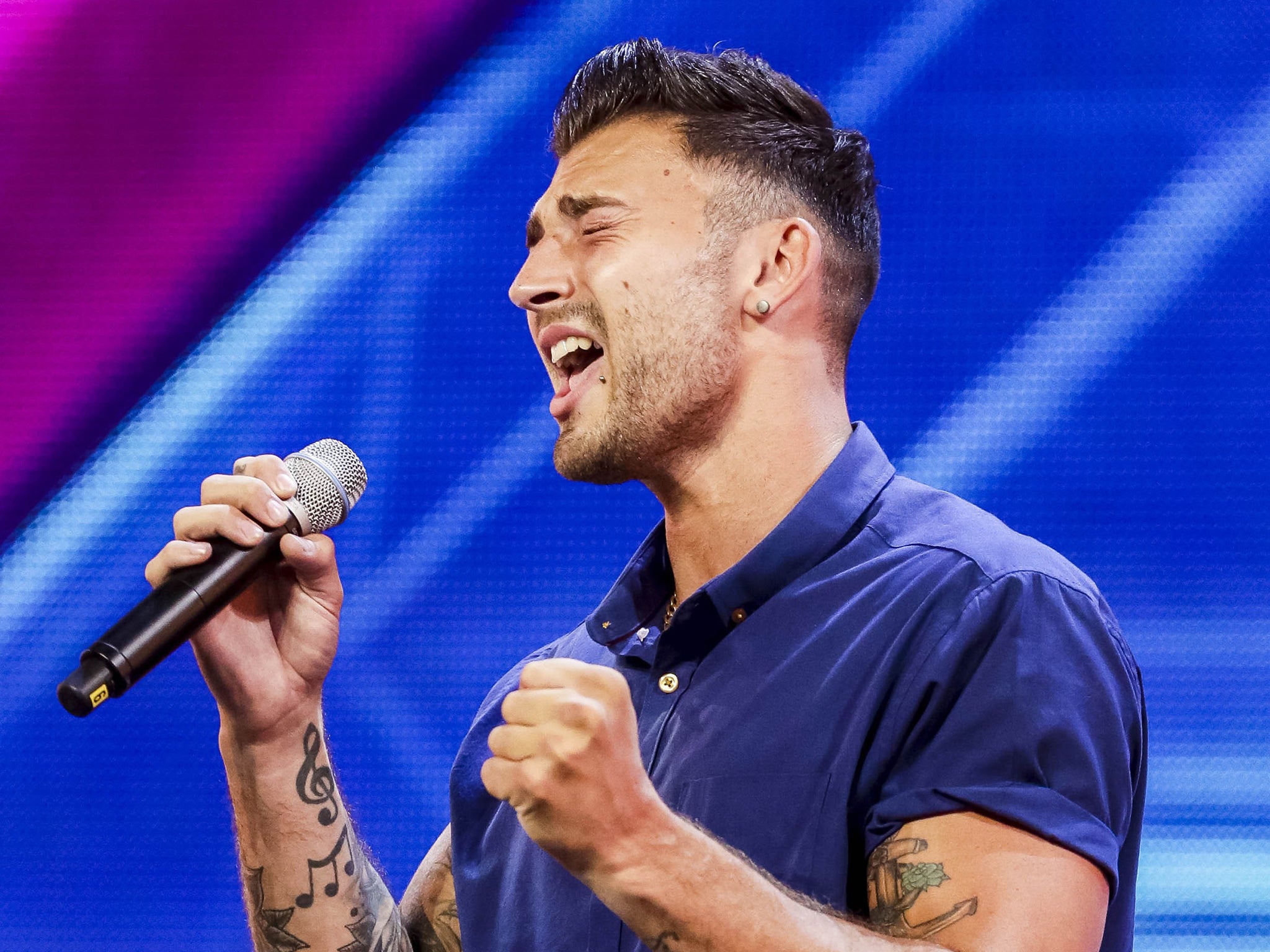 Jake Quickenden sings his heart out in his second audition