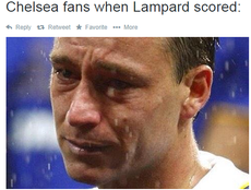 How the internet reacted to Lampard's goal