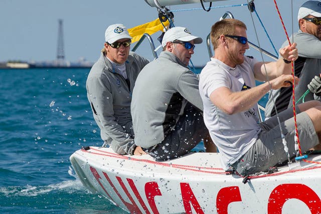 Ian Williams (left) and his reshuffled GAC Pindar crew, made short work of reaching the semi-finals of the Chicago Match Cup in the Alpari series