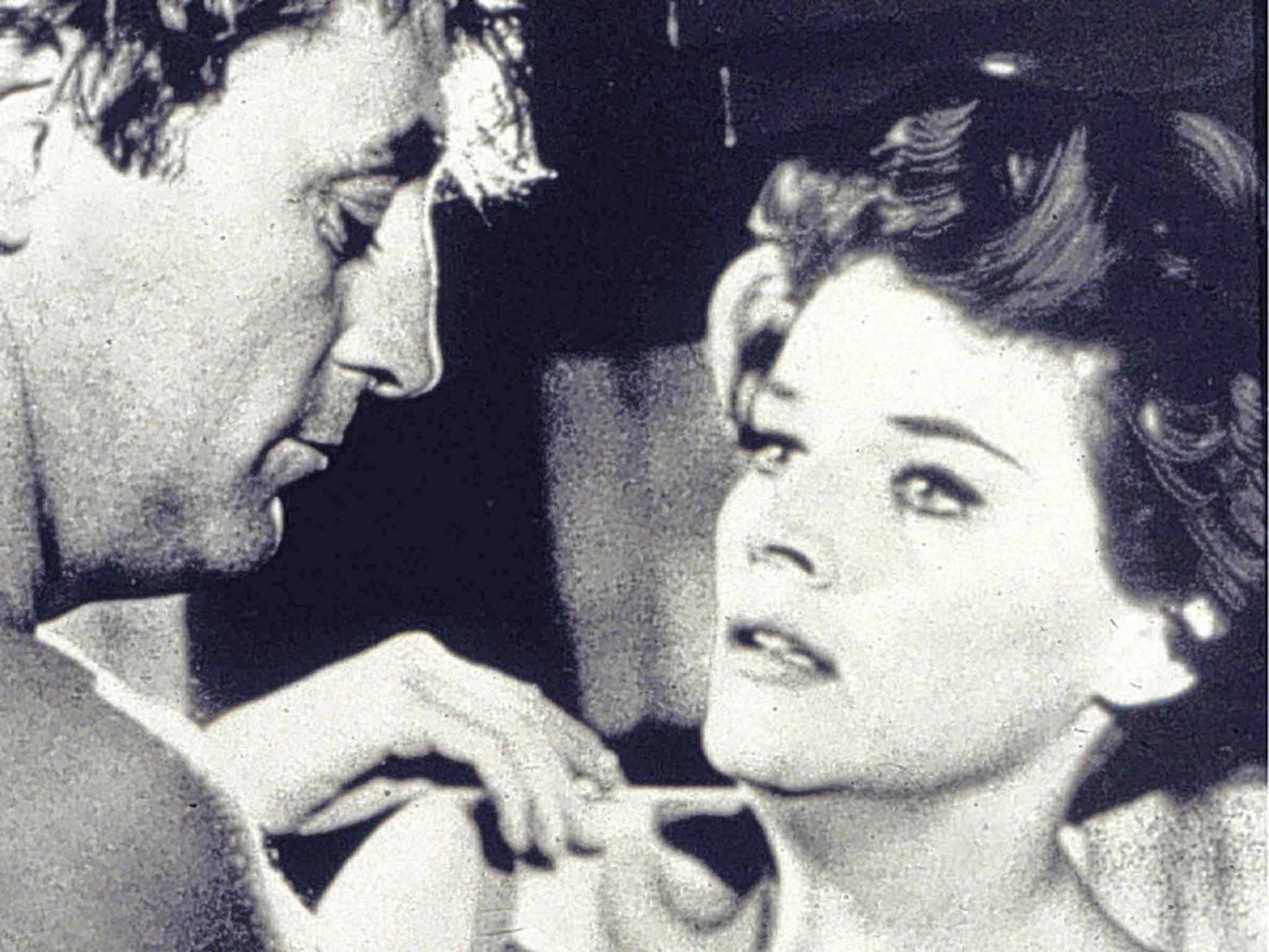 Bergen with Robert Mitchum in 'Cape Fear': she had a cameo in Martin Scorsese's 1991 remake