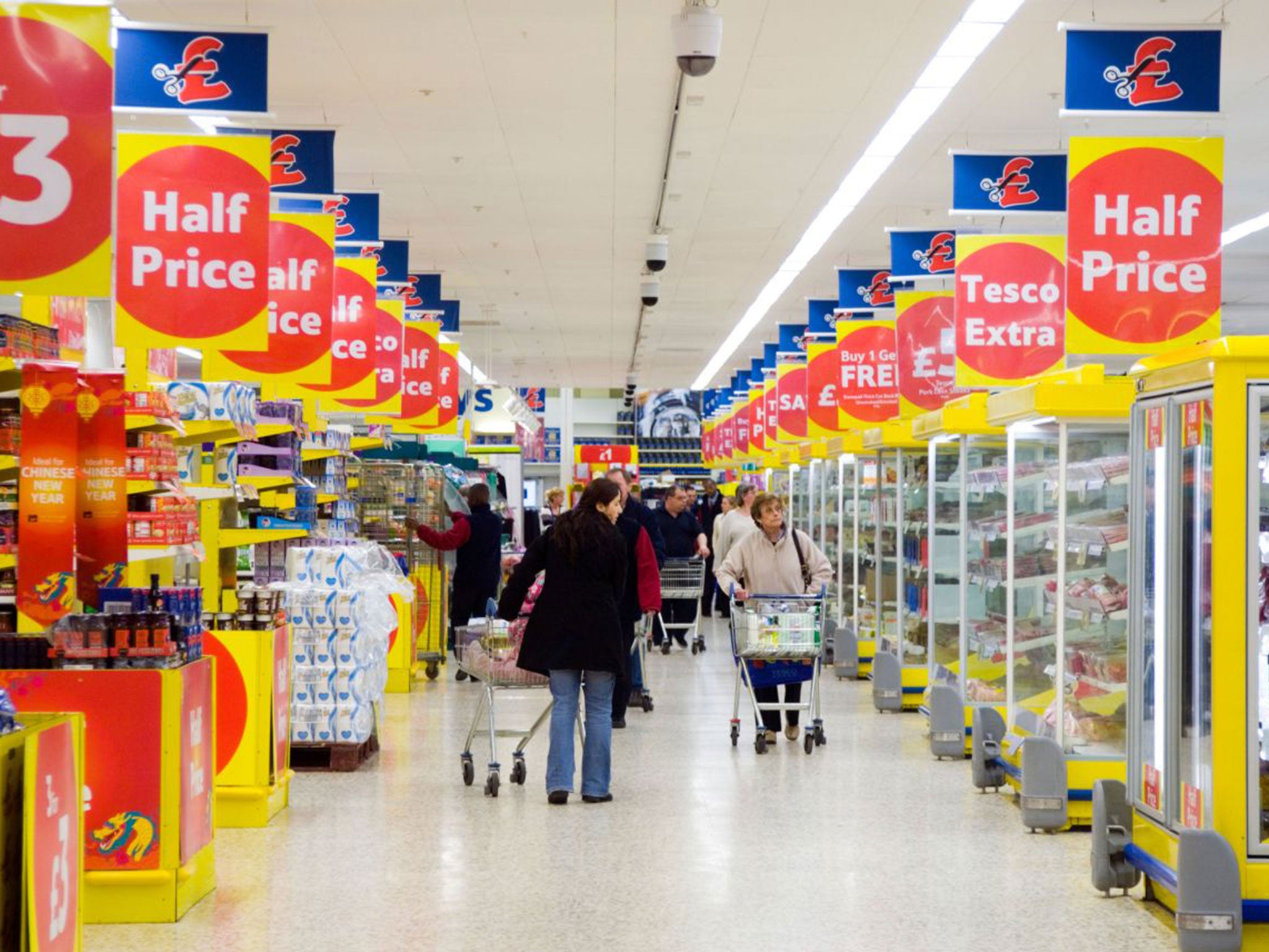 Tesco has been battling with falling sales in the face of competition from Aldi and Lidl