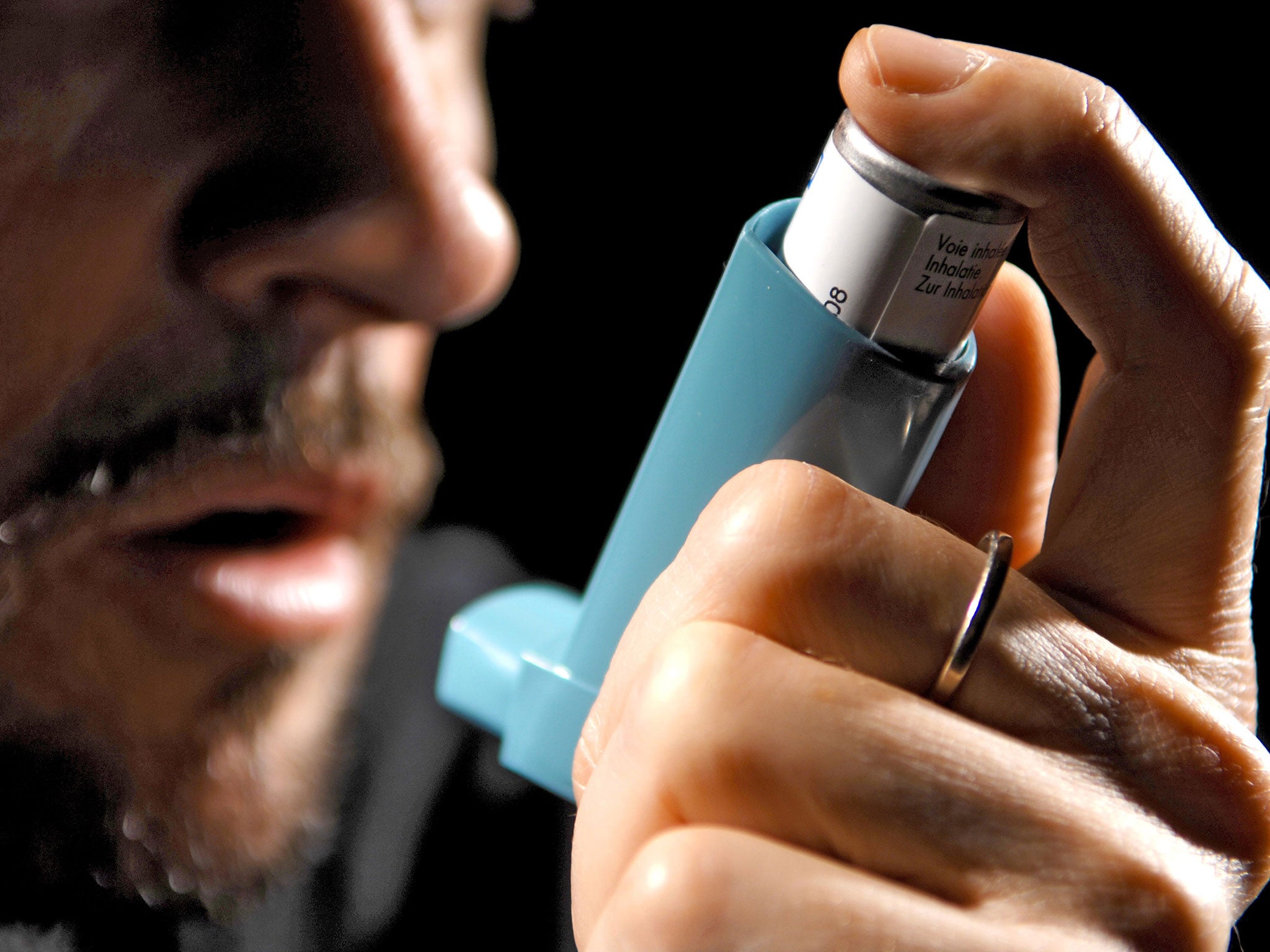 More than five million people in Britain are treated for asthma, costing the NHS around £1bn a year (Rex)