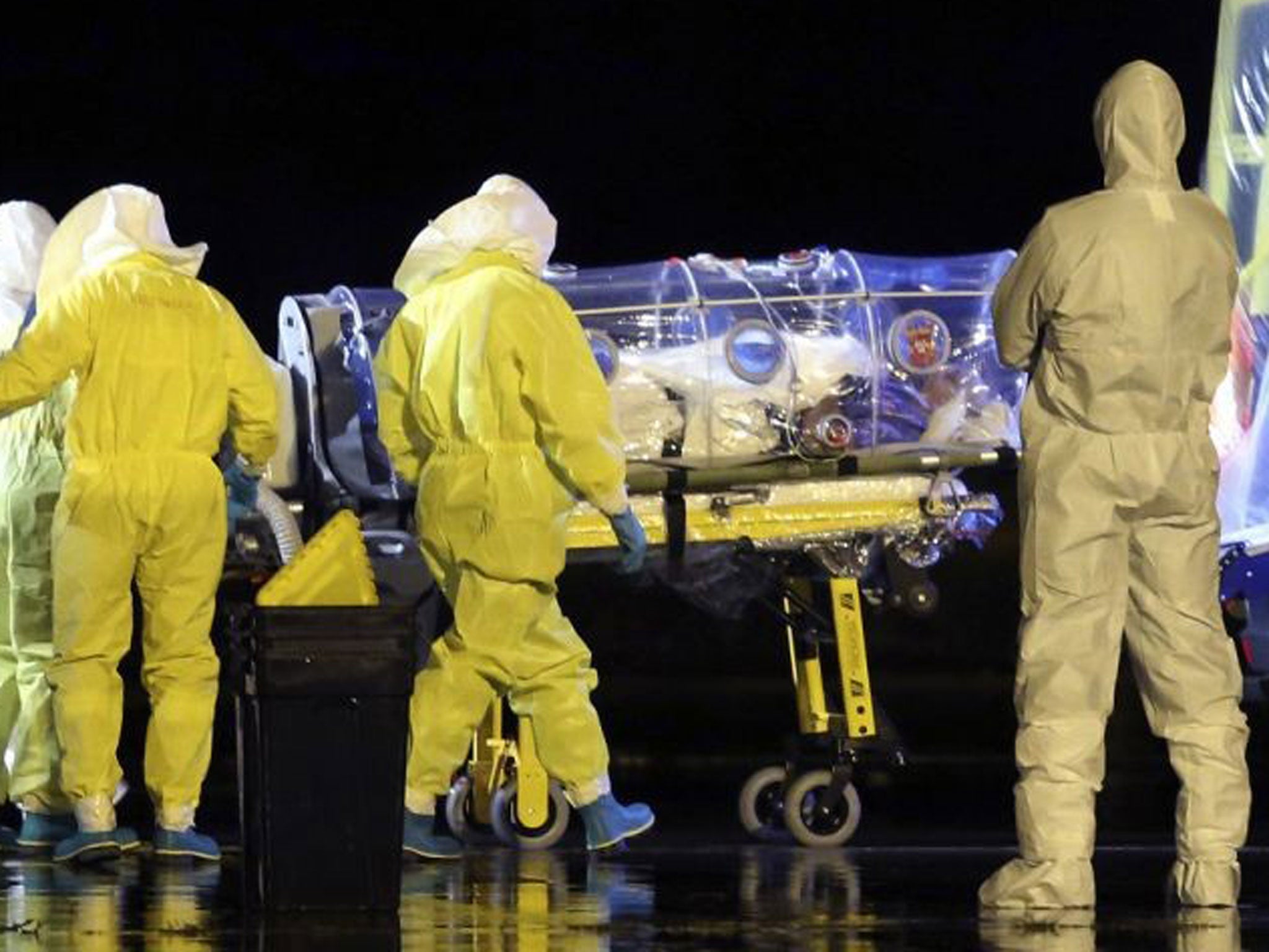 At least 164 NHS staff members have responded to a call for volunteers to help combat West Africa's Ebola outbreak