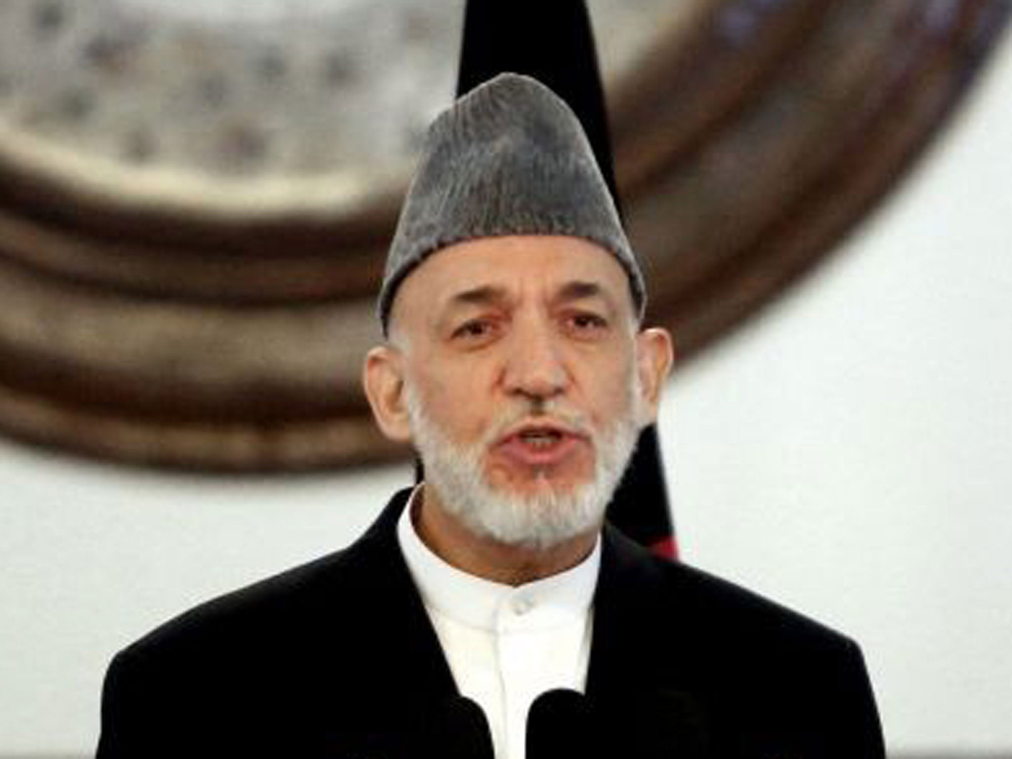 Hamid Karzai refused to sign an agreement with the US to allow 10,000 military advisers to stay