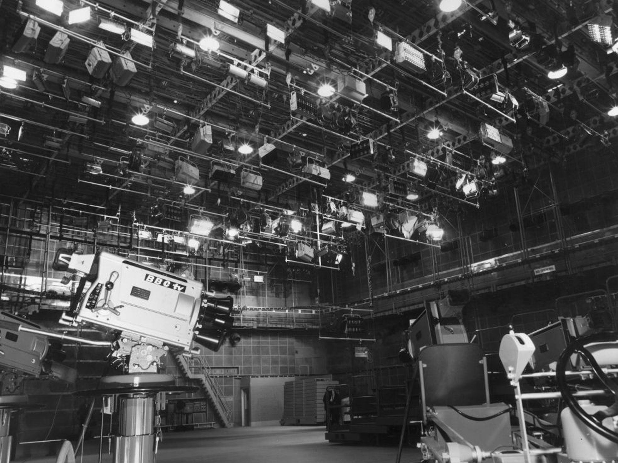 Memory palace: one of the studios at the BBC Television Centre in White City in 1960